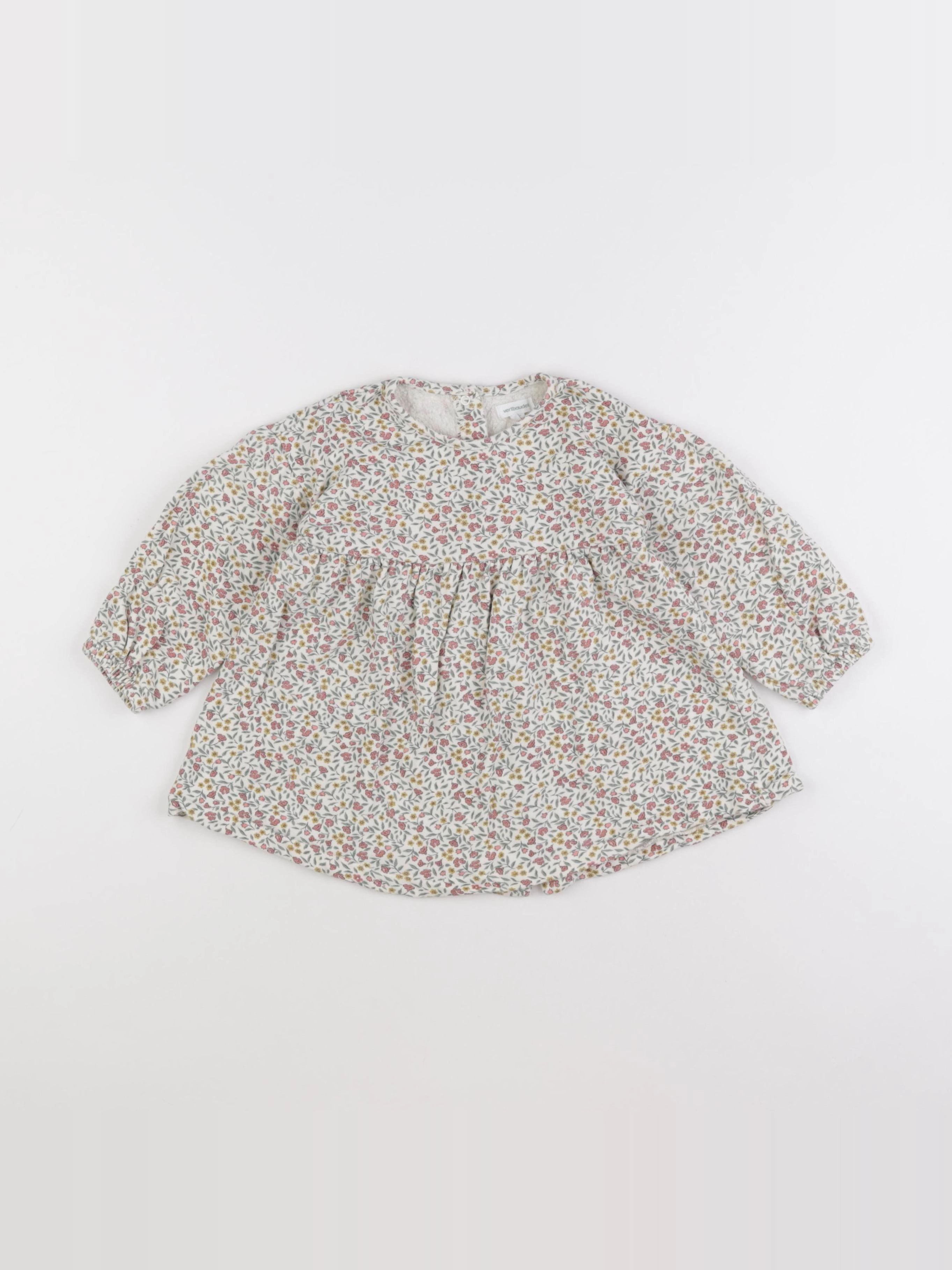 Vertbaudet - robe multicolore - 24 mois