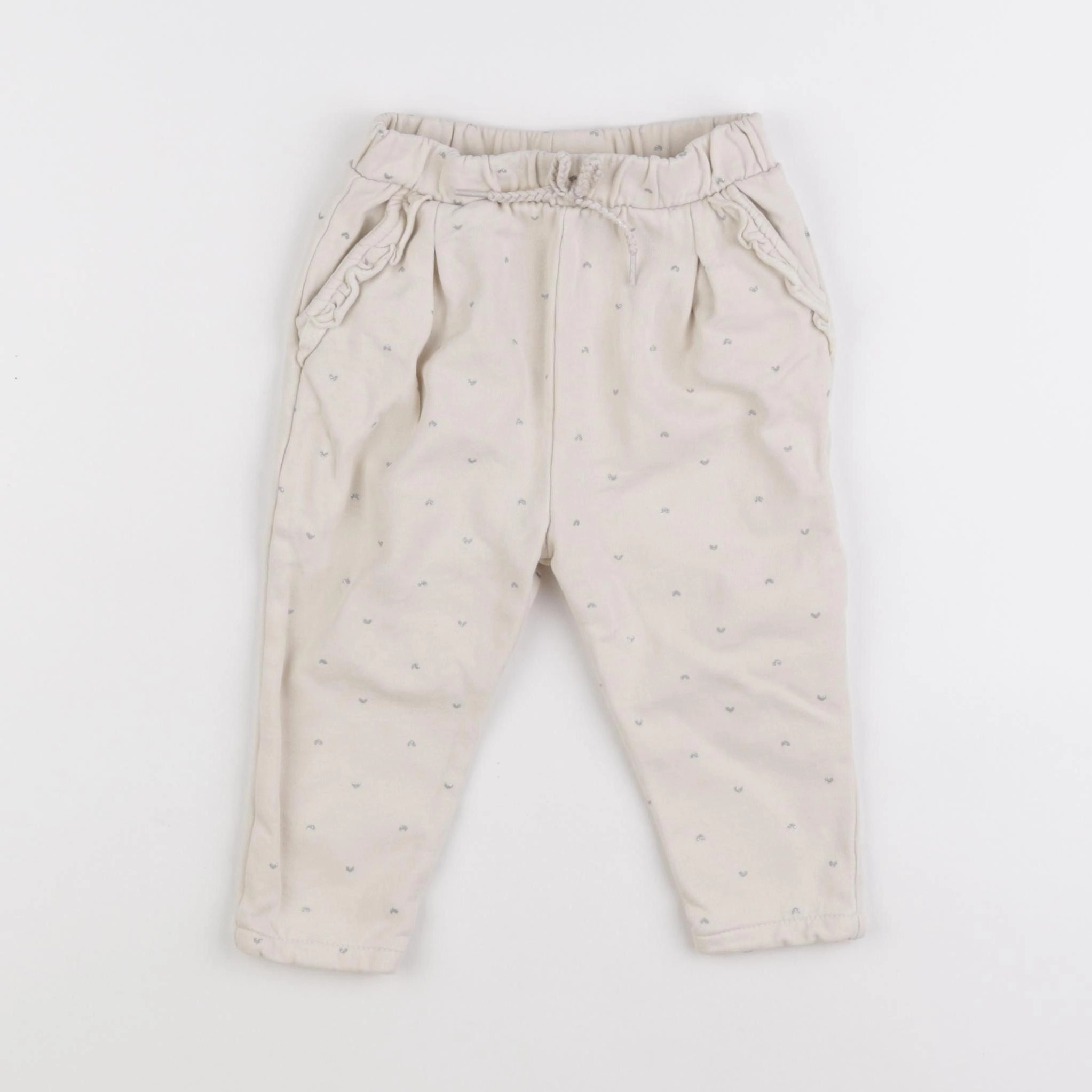Vertbaudet - jogging beige - 24 mois