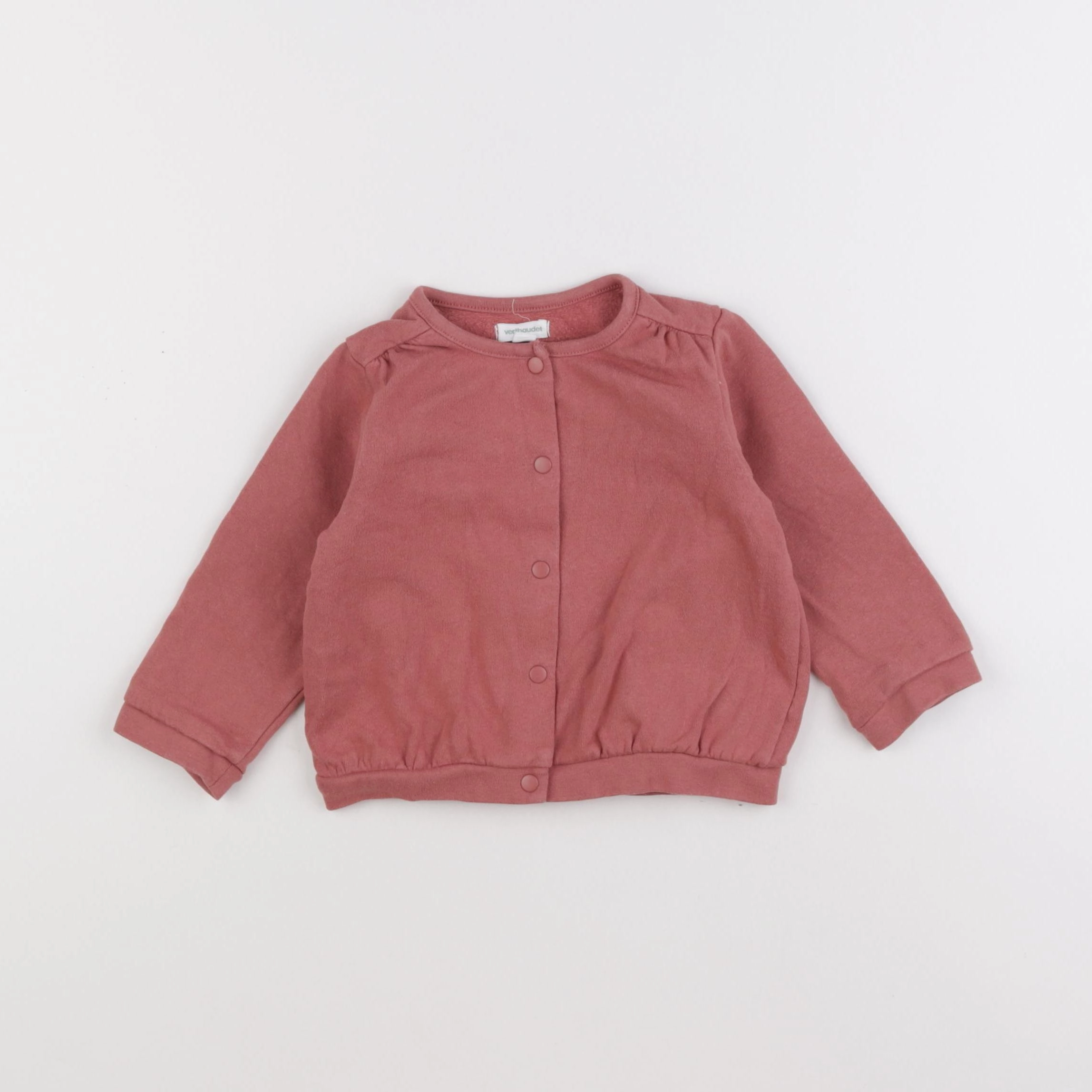 Vertbaudet - sweat rose - 24 mois