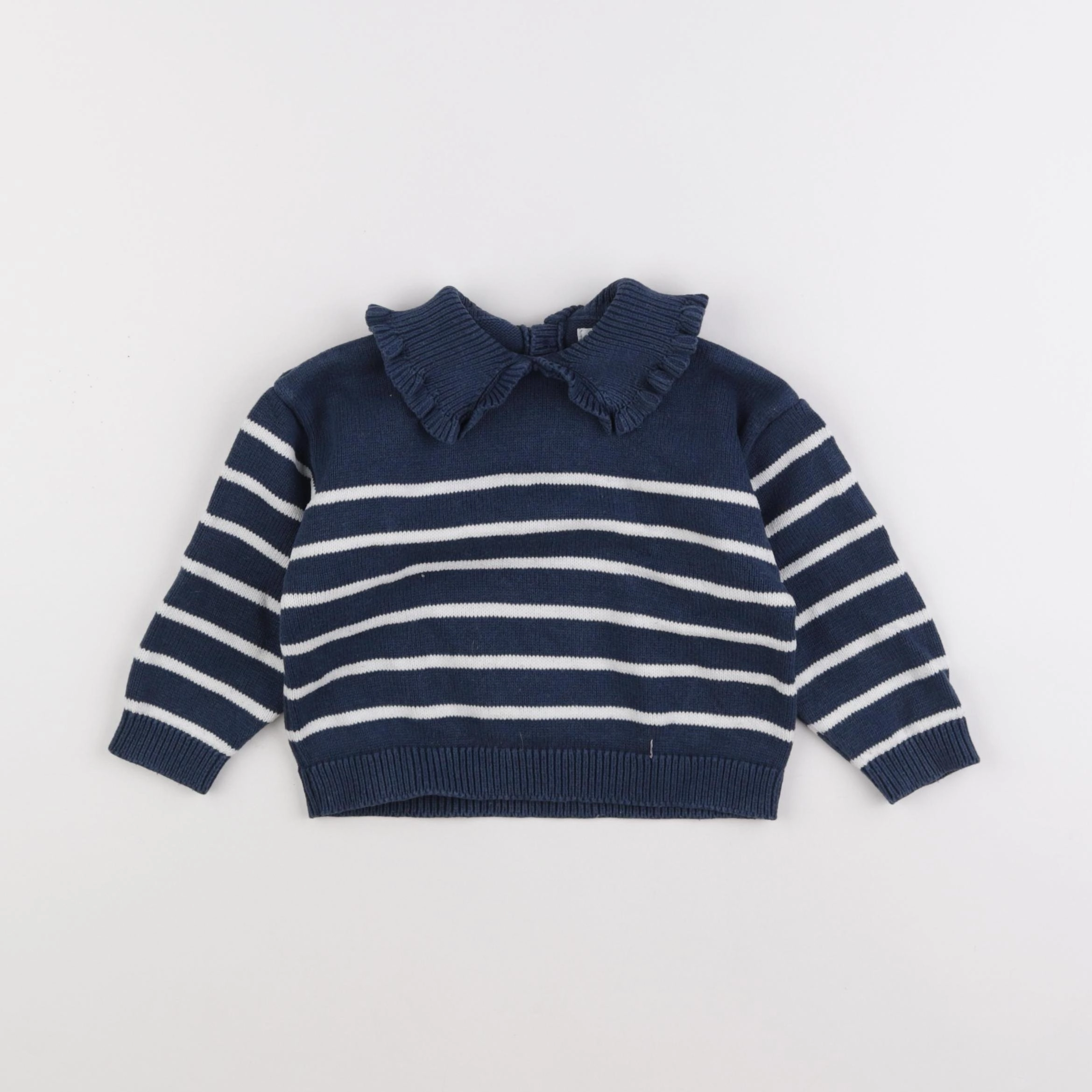 Vertbaudet - pull bleu - 24 mois