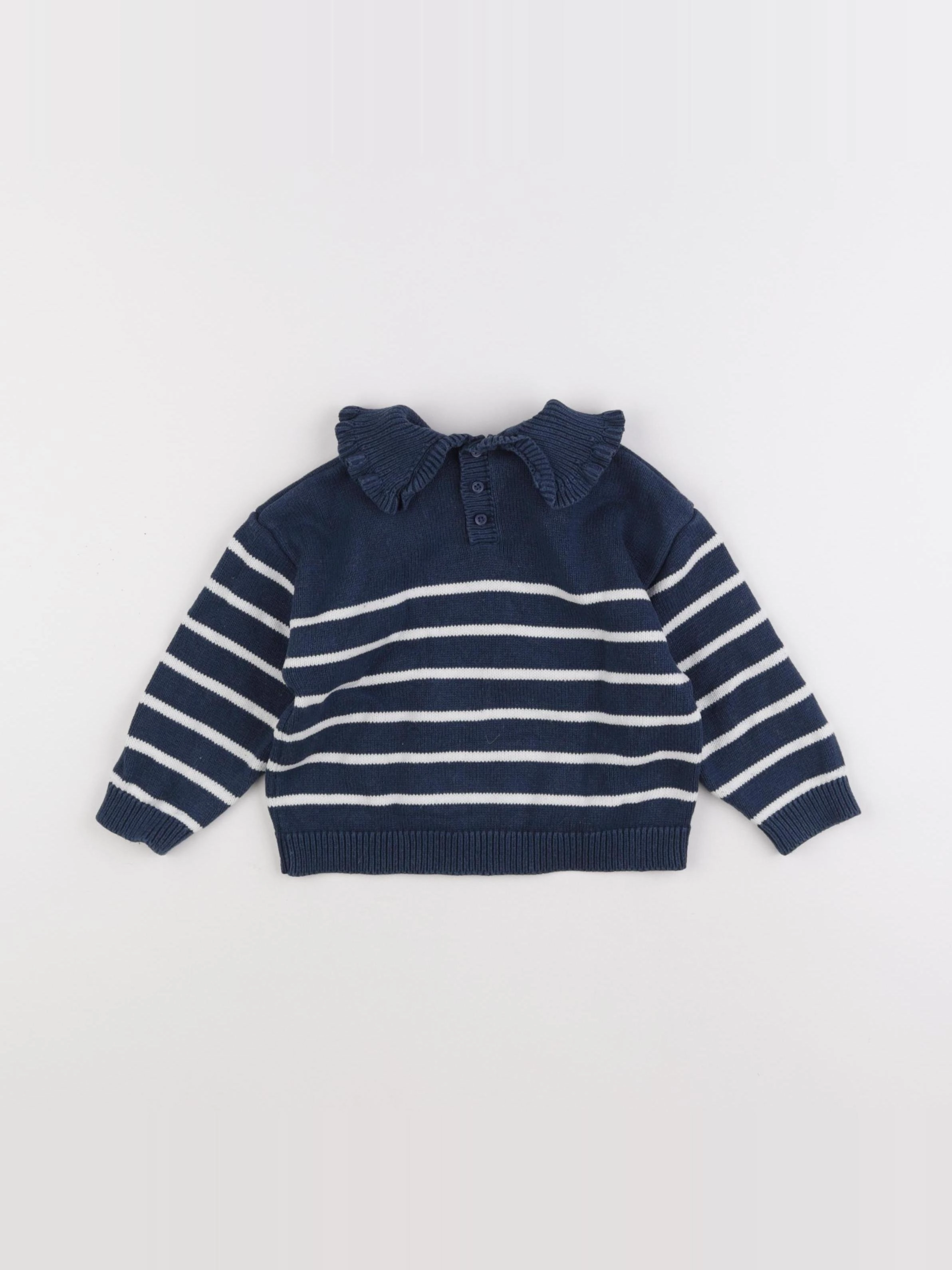 Vertbaudet - pull bleu - 24 mois