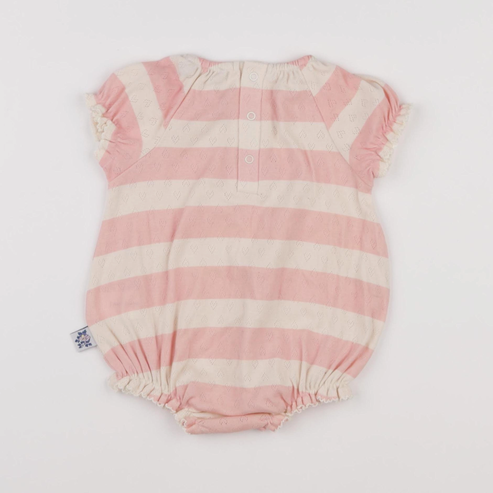 Boutchou - combinaison beige, rose - 6 mois