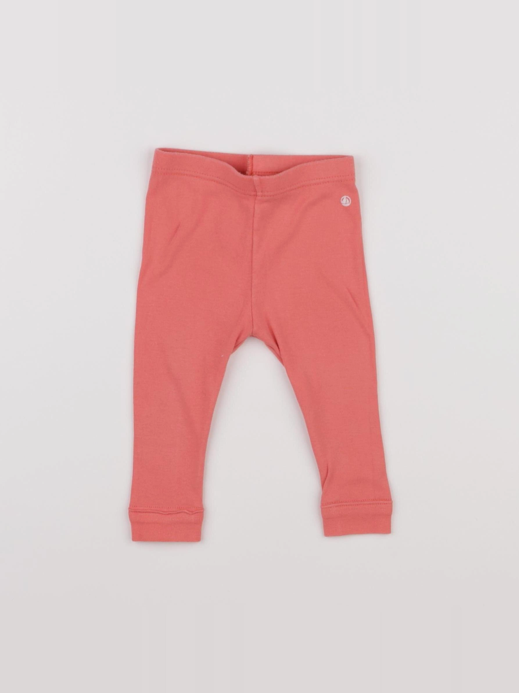 Petit Bateau - legging rose - 6 mois