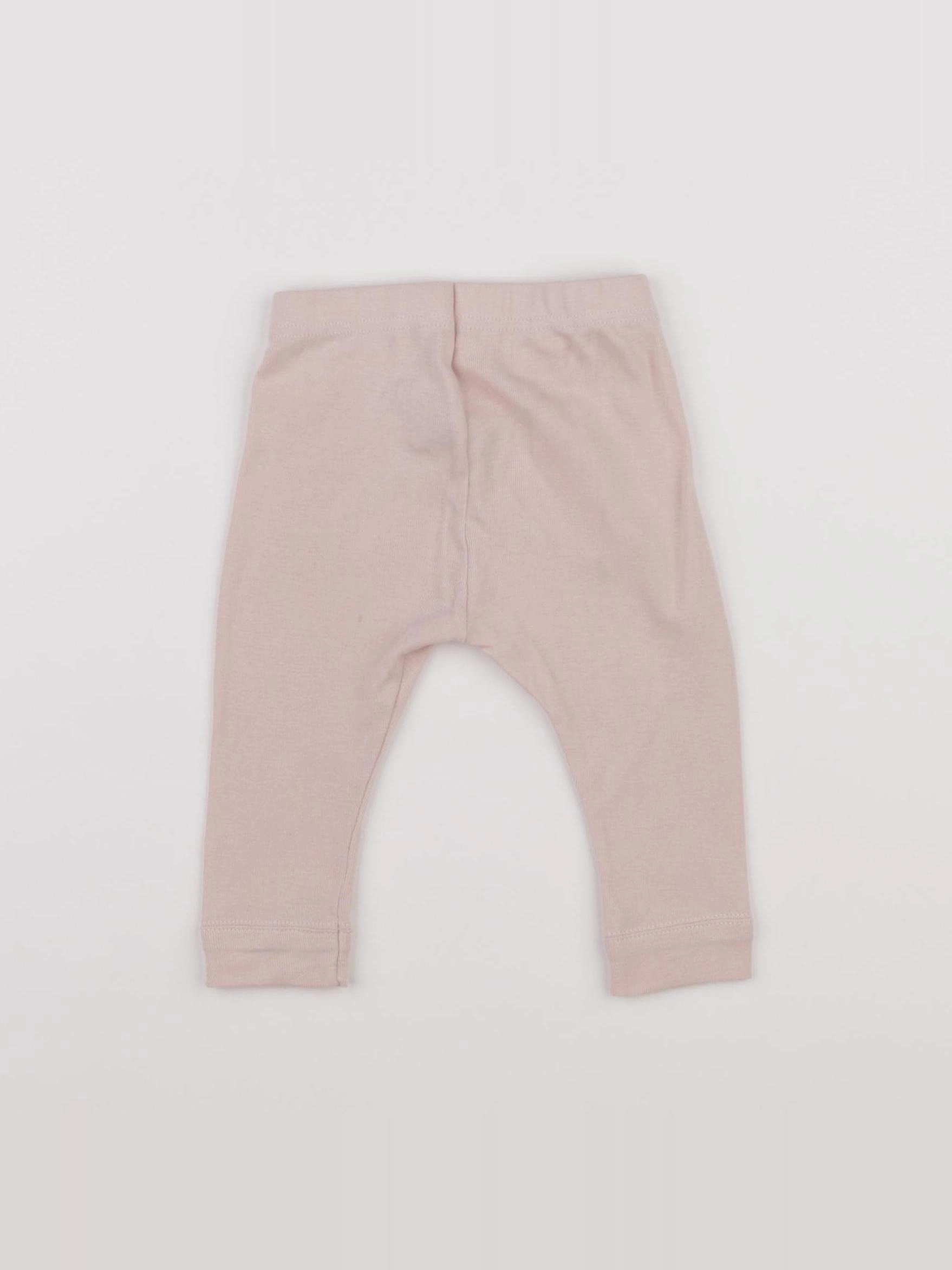 Petit Bateau - legging rose - 6 mois