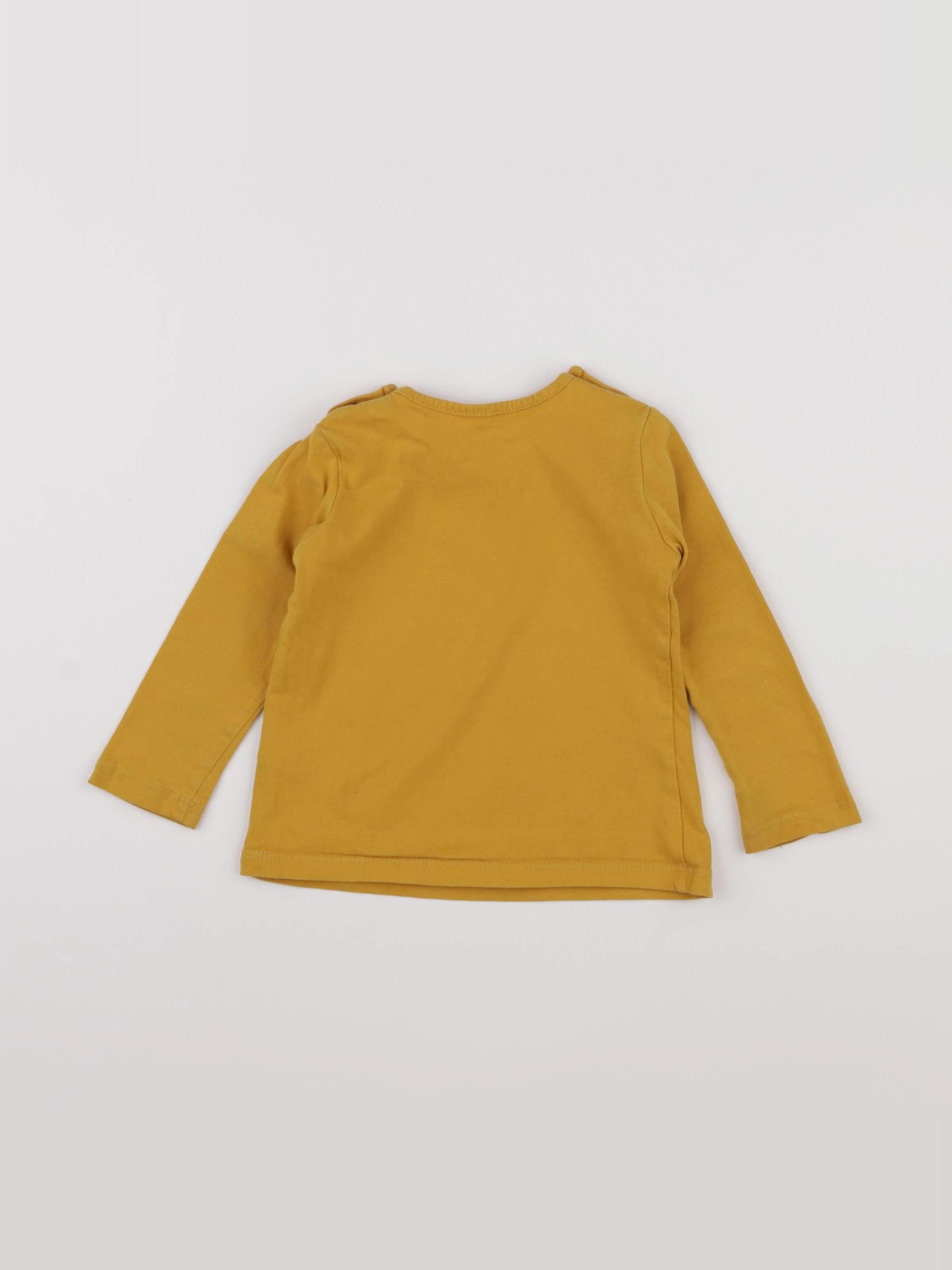 La Redoute - tee-shirt jaune - 12 mois