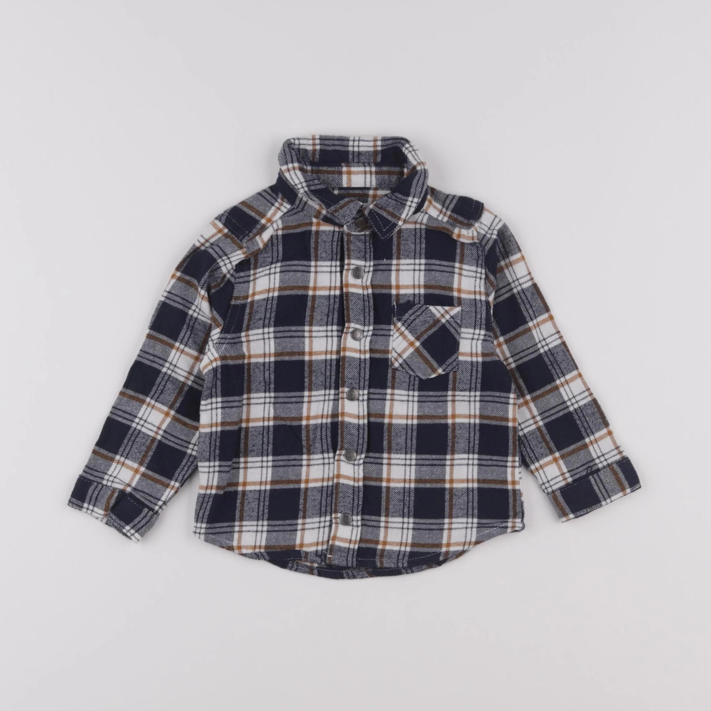 Vertbaudet - chemise bleu - 18 mois