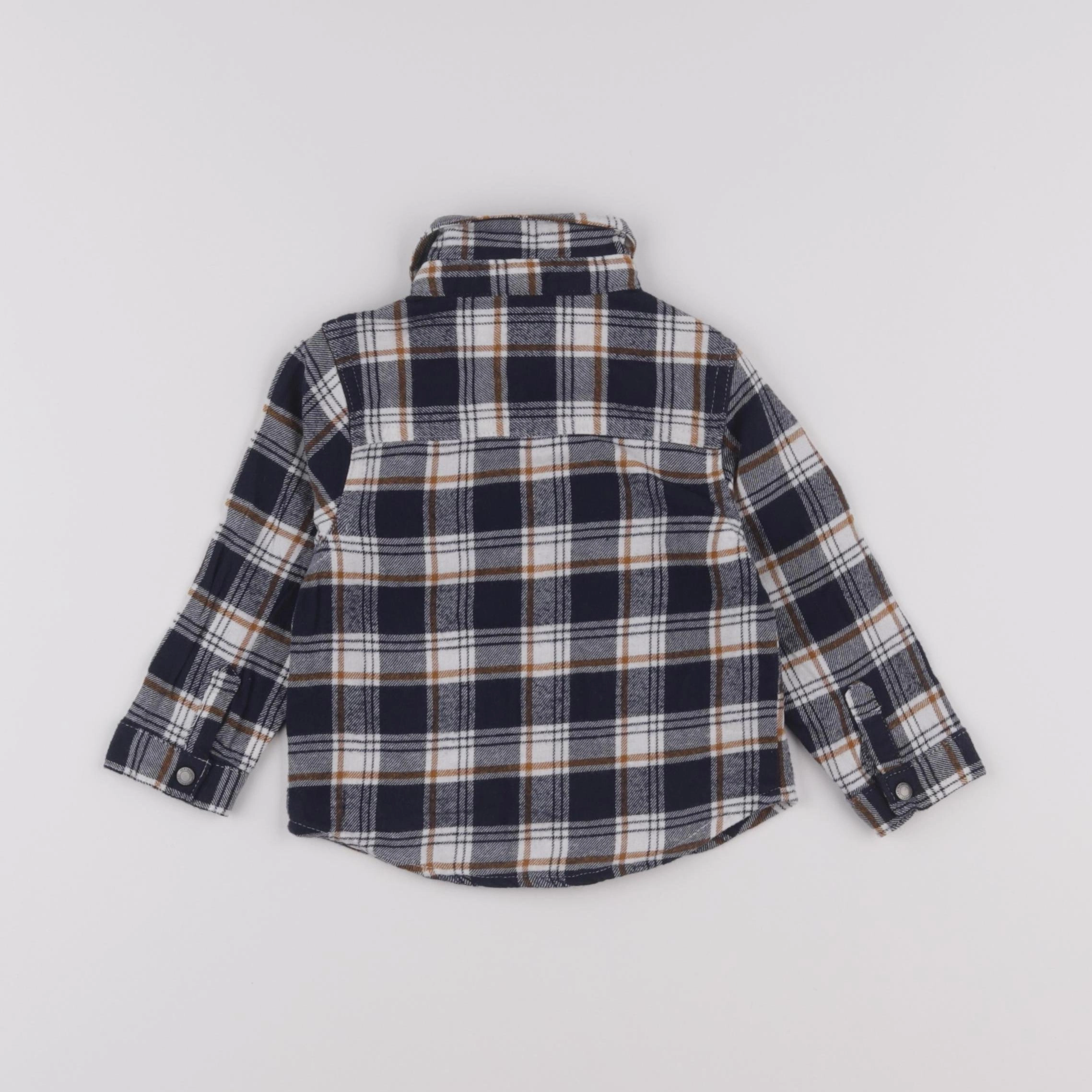 Vertbaudet - chemise bleu - 18 mois