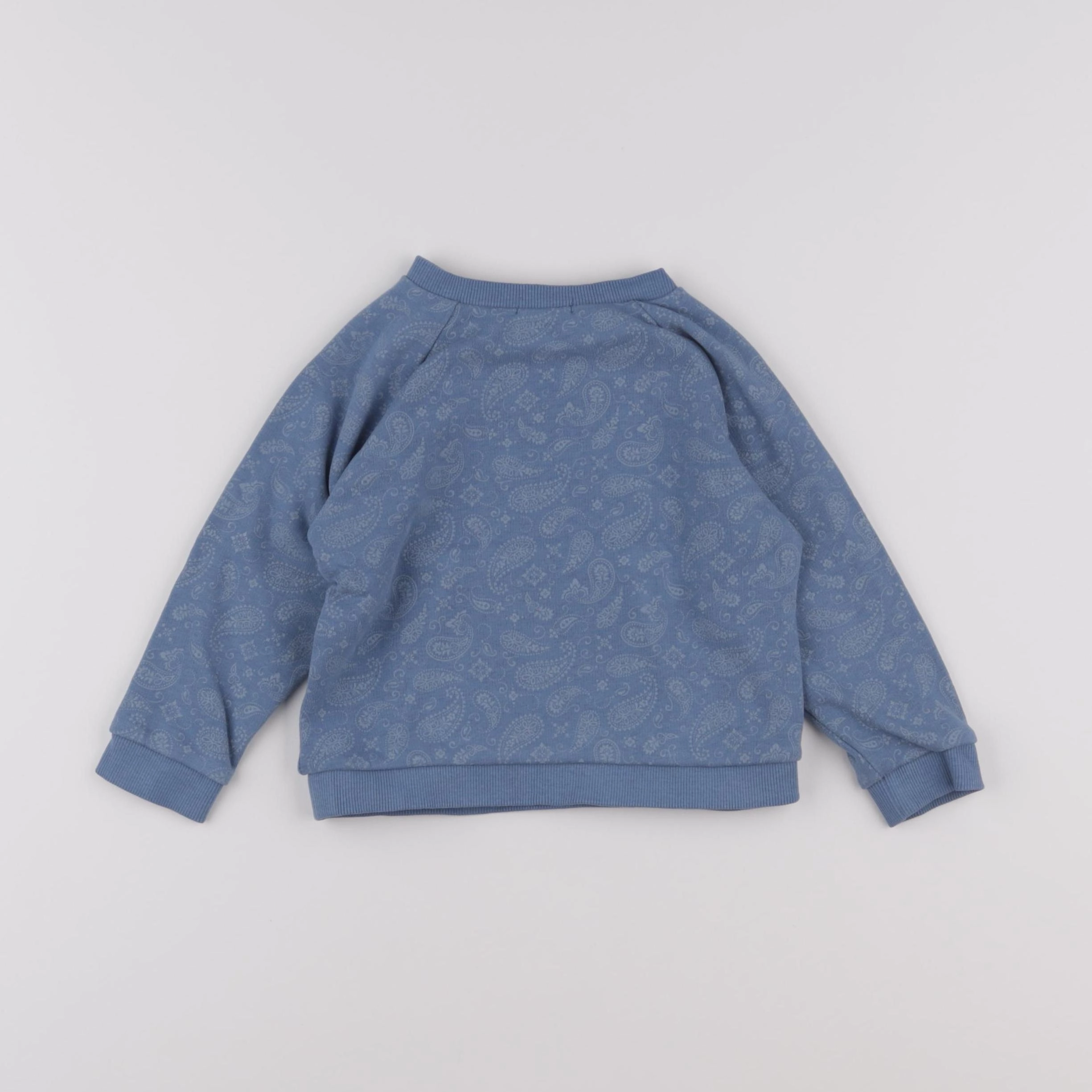 Vertbaudet - sweat bleu - 18 mois