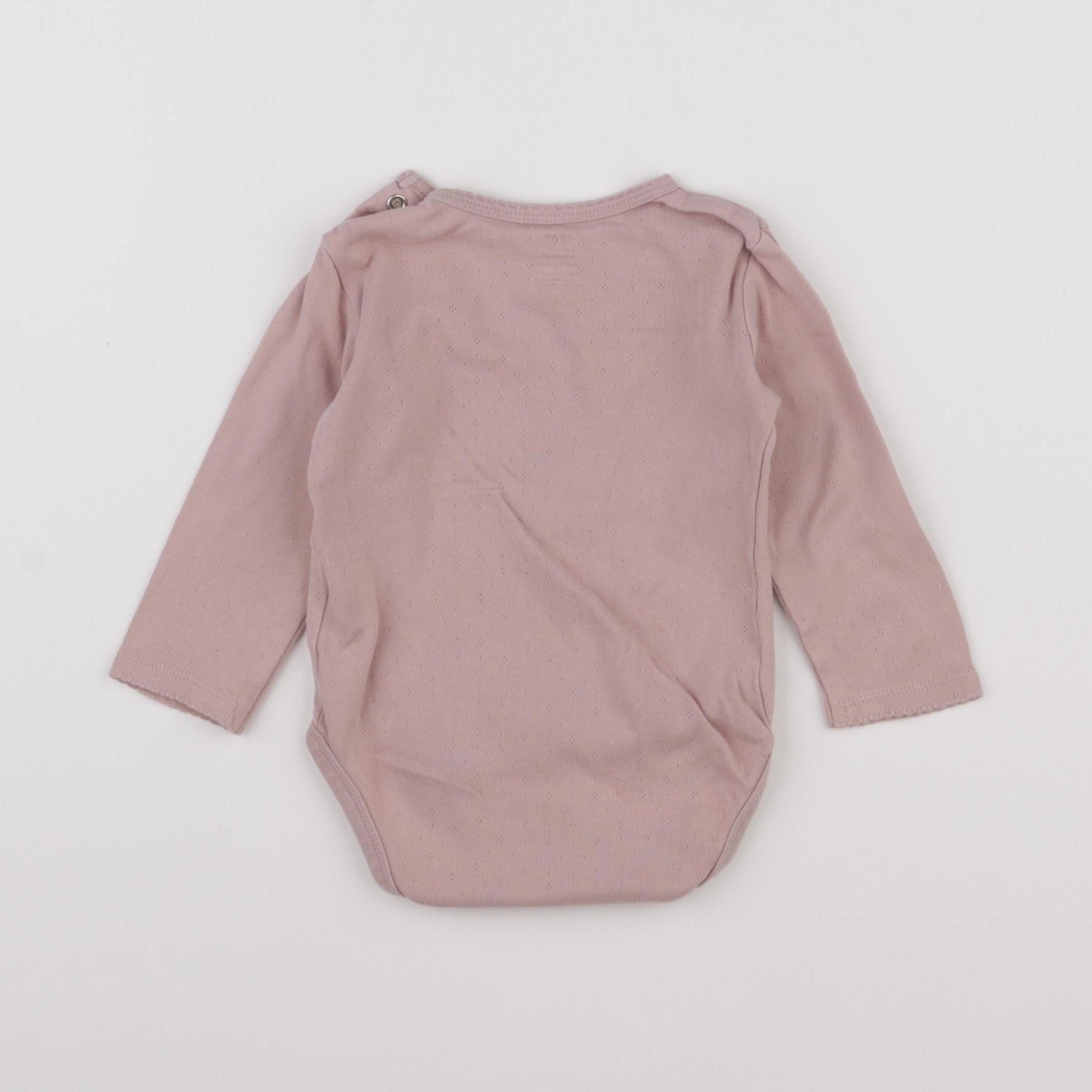 H&M - body rose - 9/12 mois