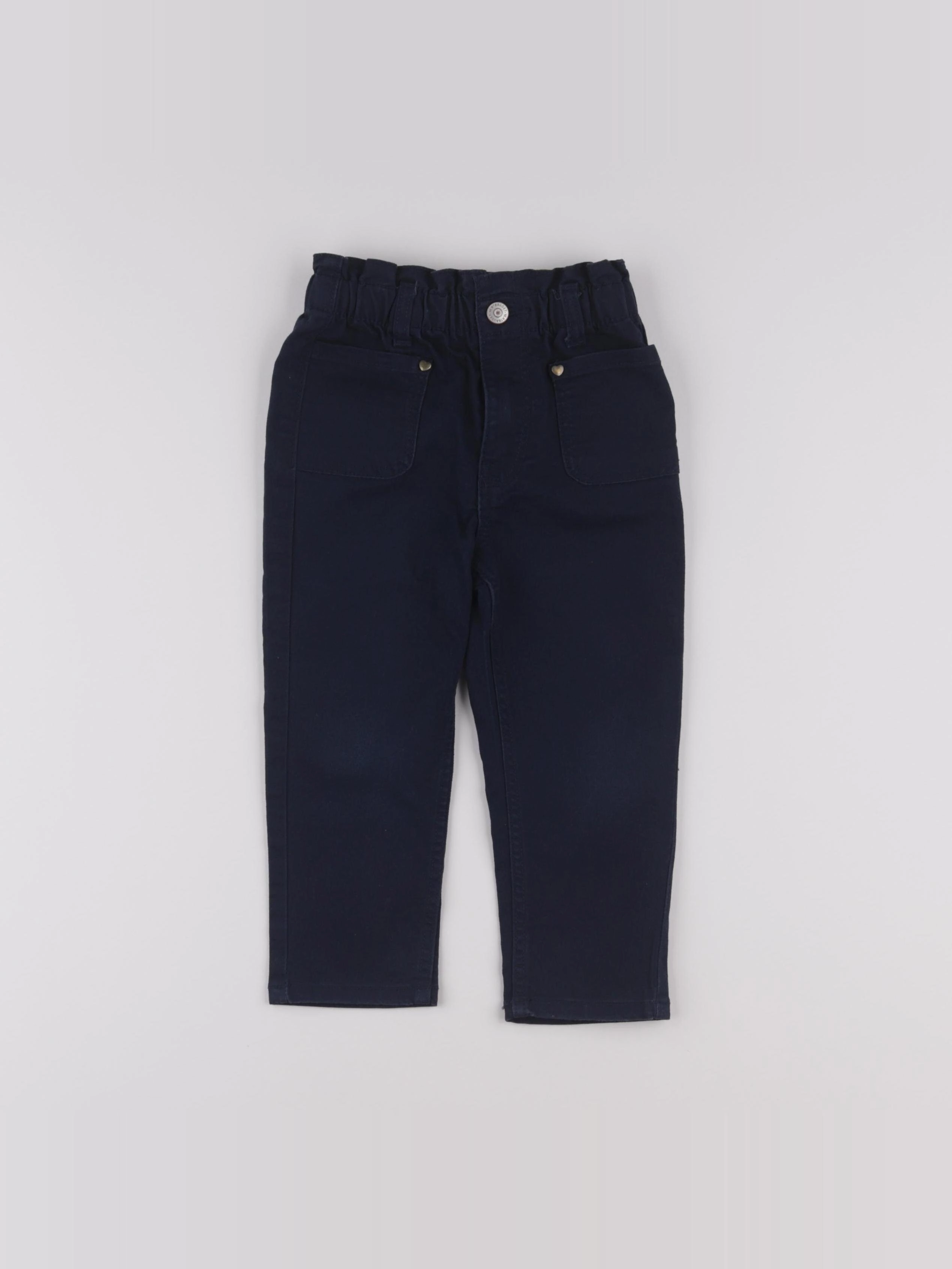 Vertbaudet - pantalon bleu - 3 ans