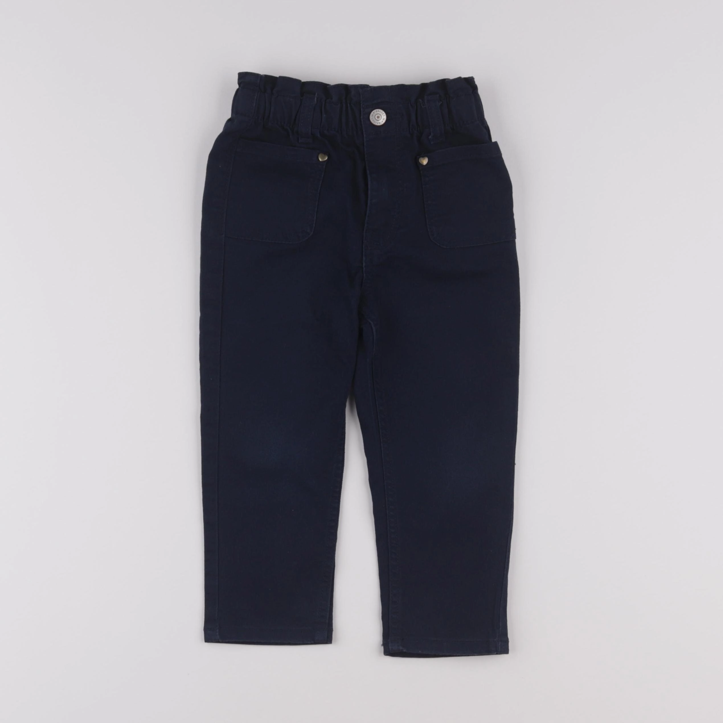 Vertbaudet - pantalon bleu - 3 ans