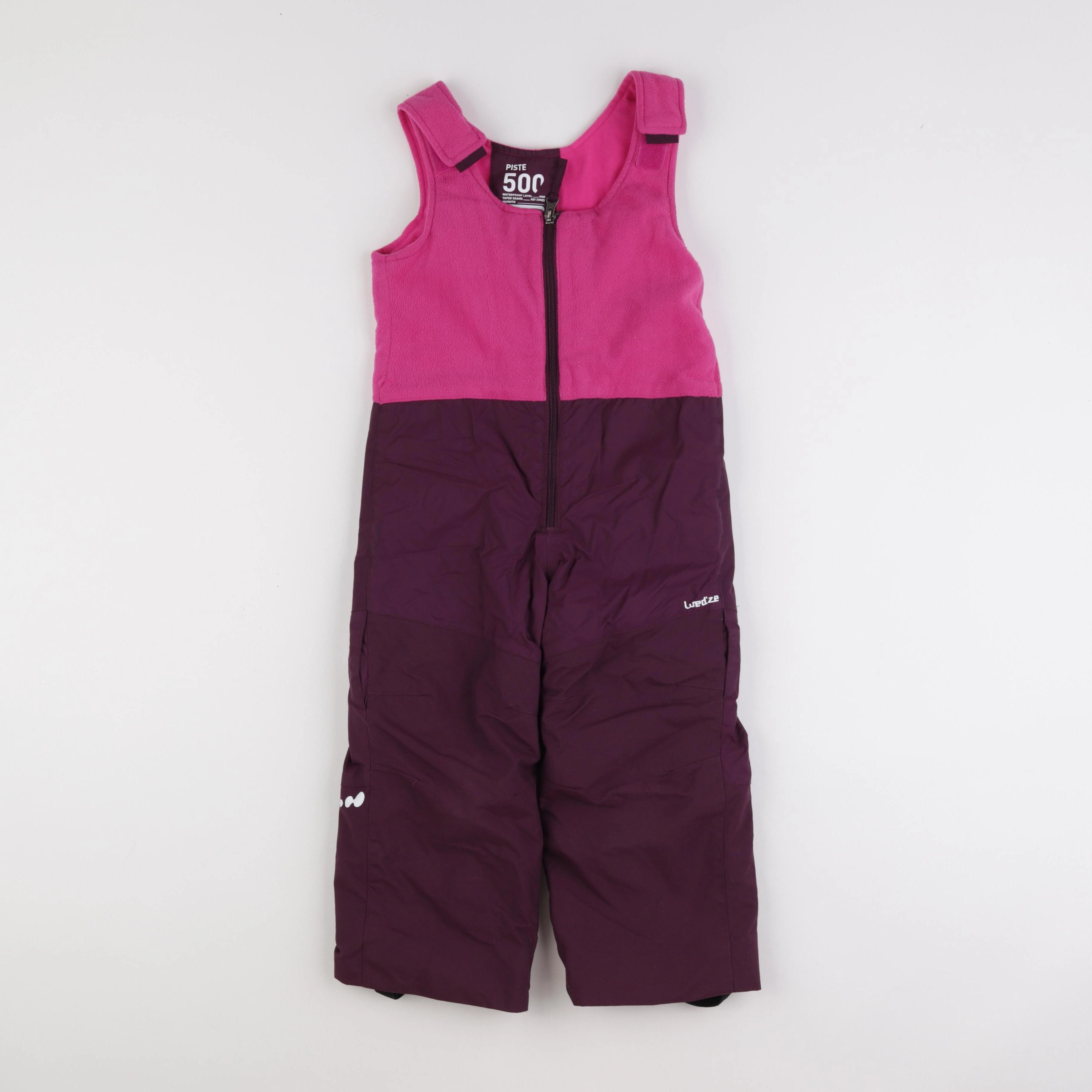 Decathlon ski - combinaison de ski rose, violet - 3/4 ans
