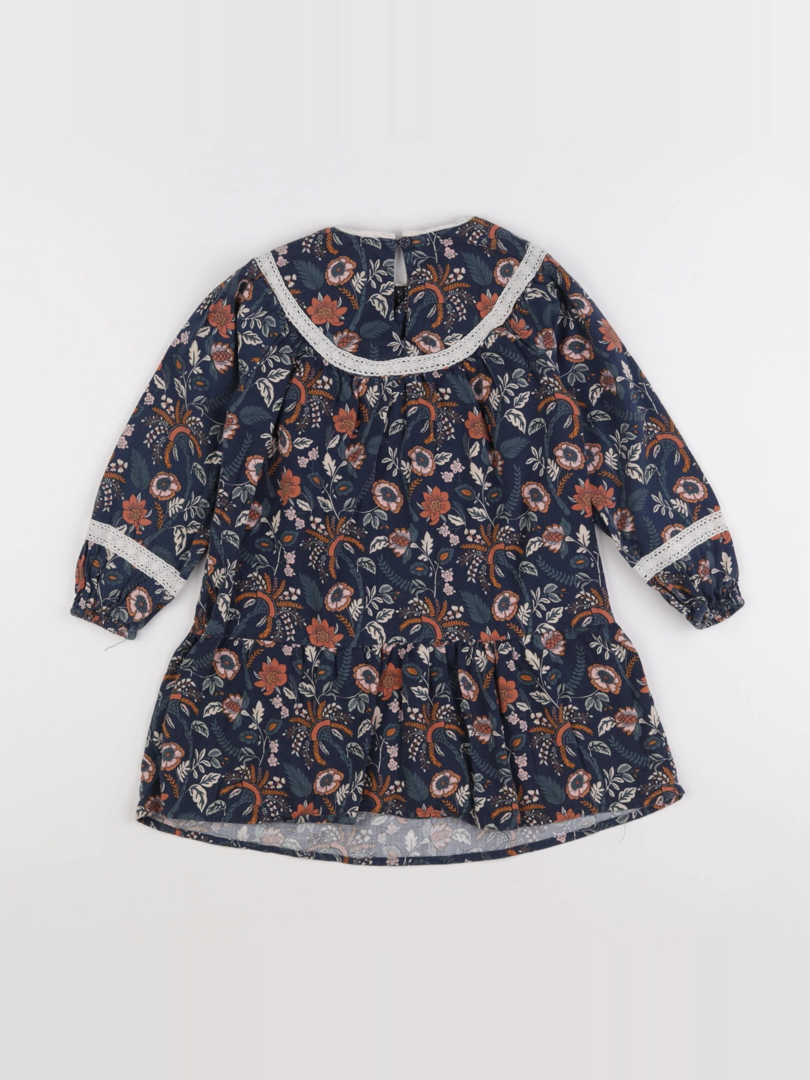 Vertbaudet - robe bleu - 5 ans