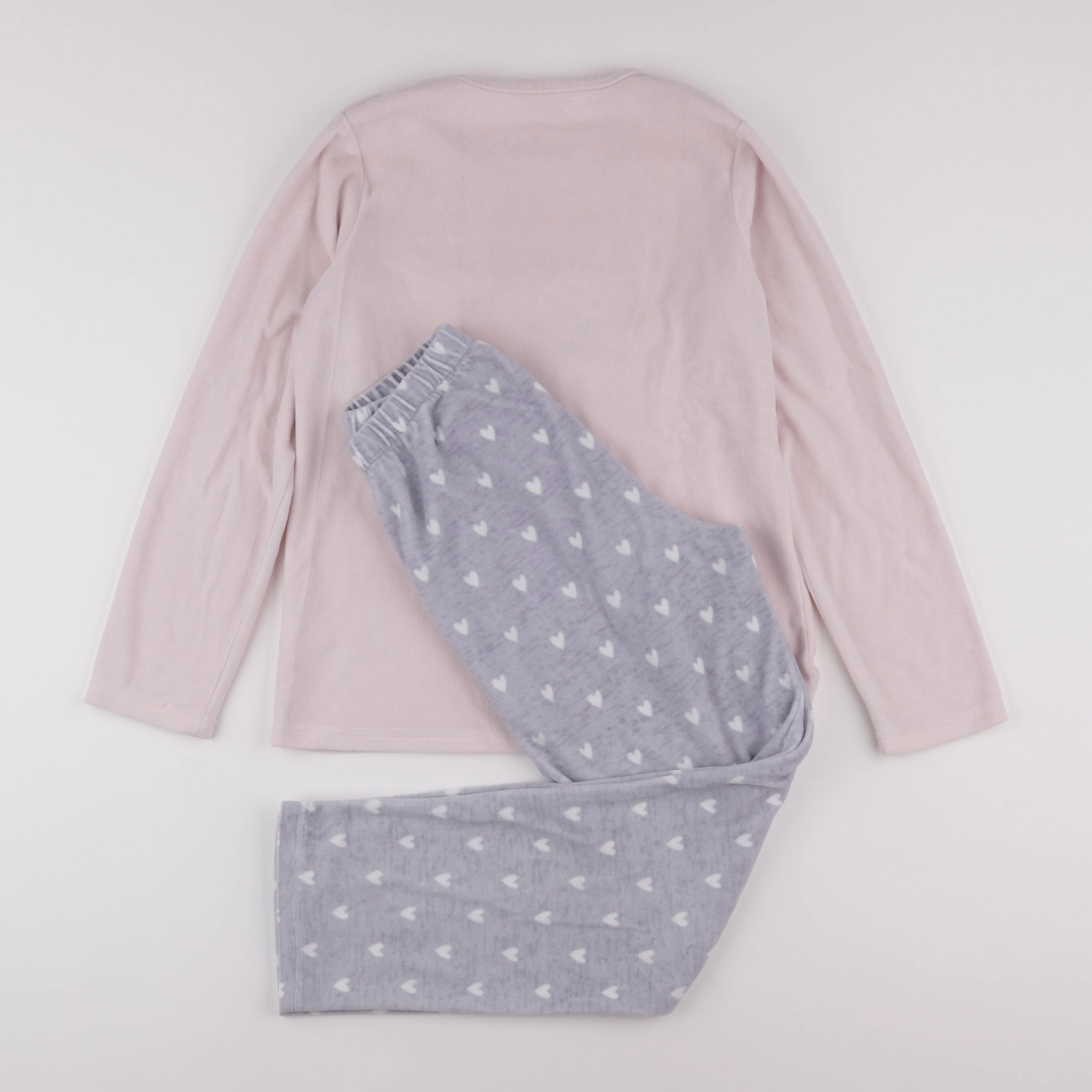 Vertbaudet - pyjama velours rose - 14 ans