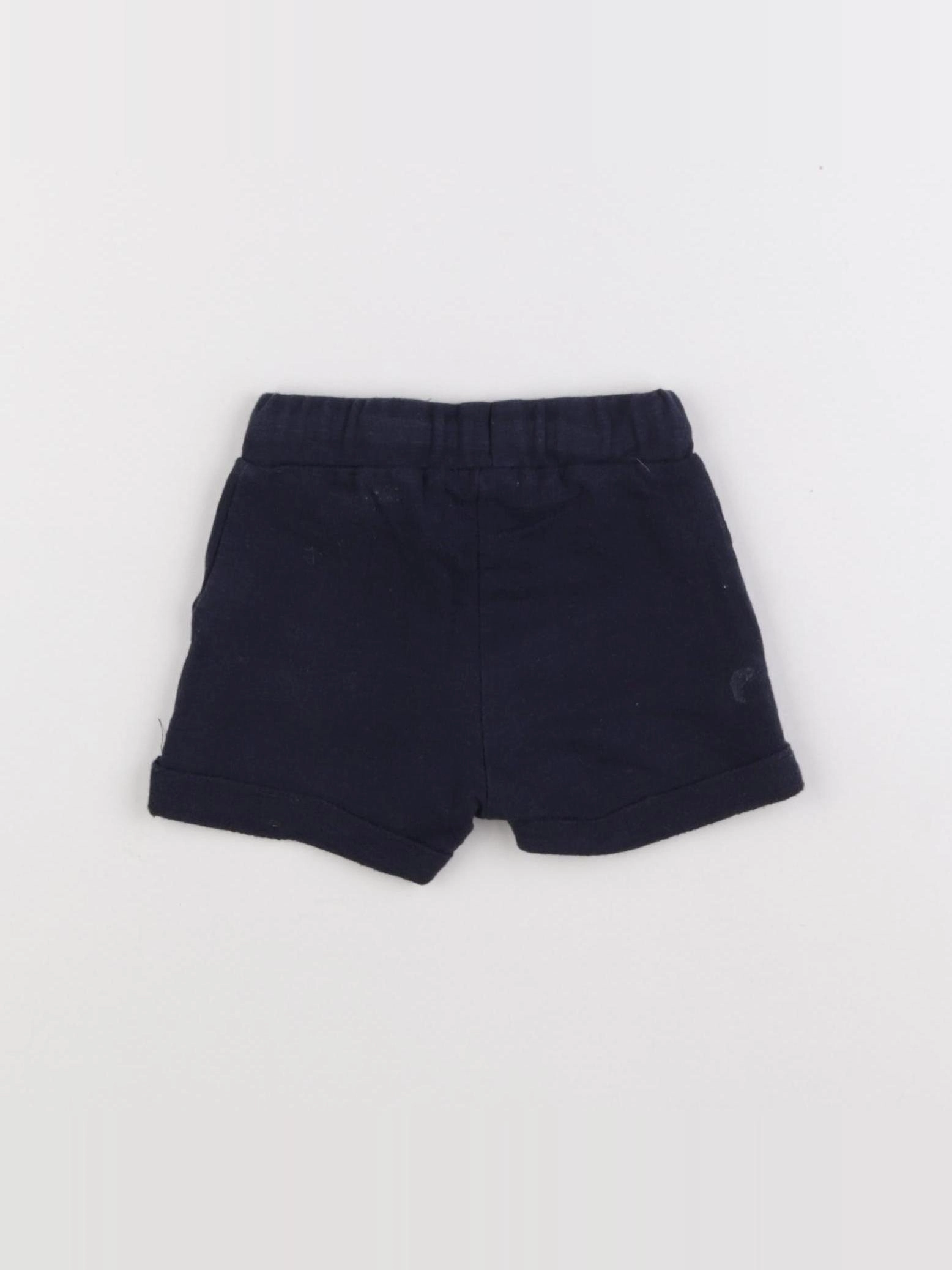 Boutchou - short bleu - 6 mois