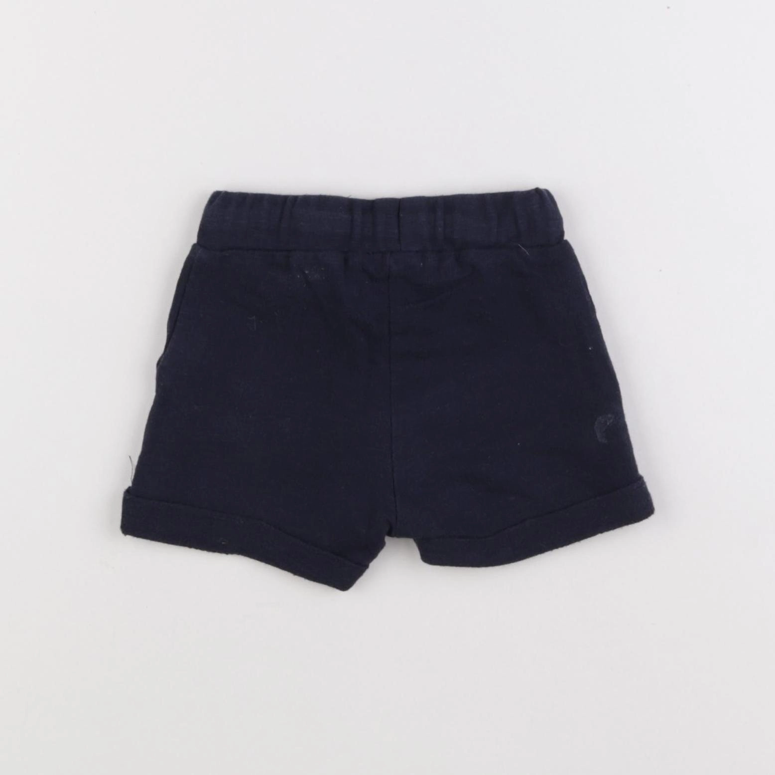 Boutchou - short bleu - 6 mois