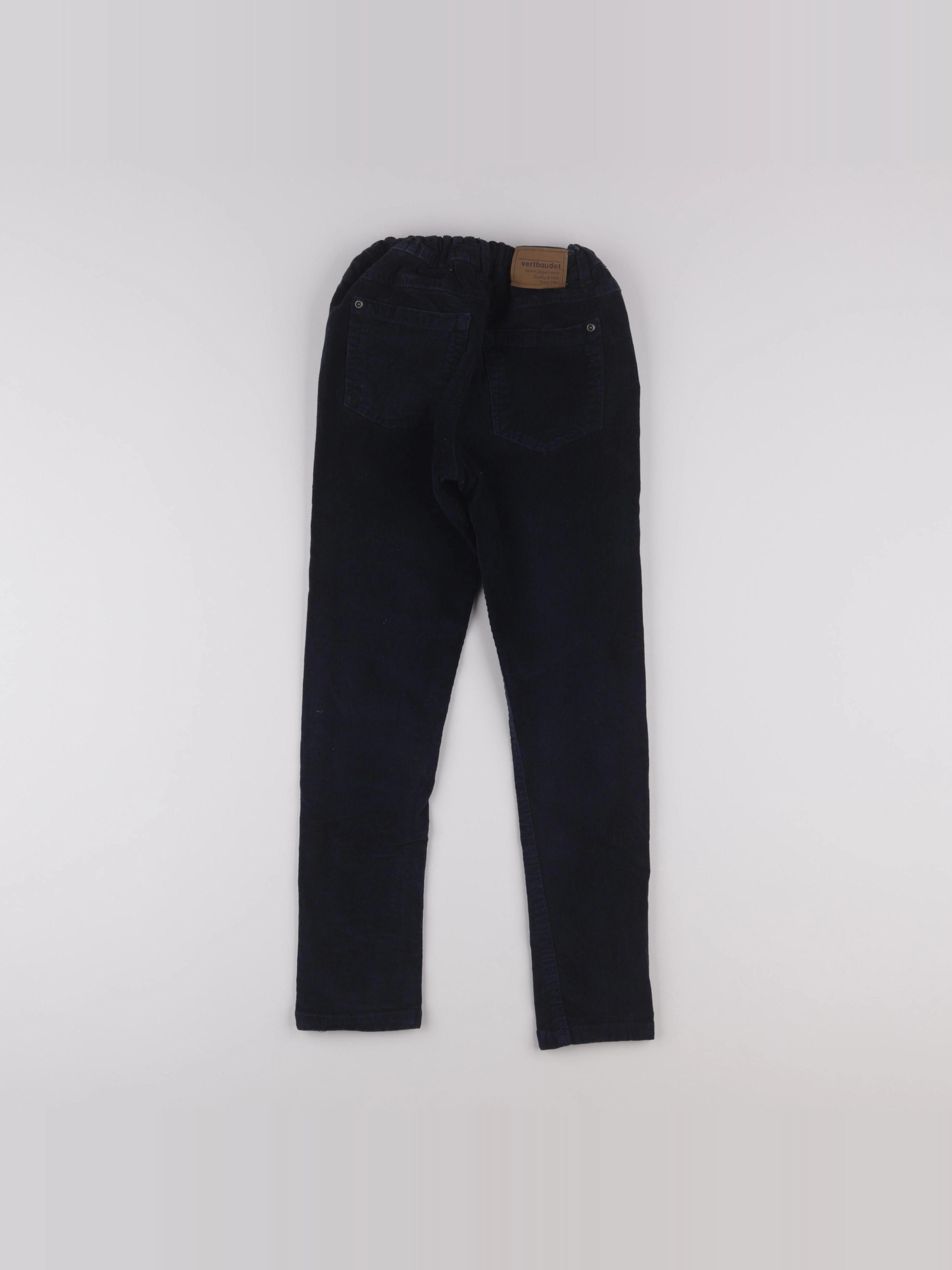 Vertbaudet - pantalon bleu - 9 ans