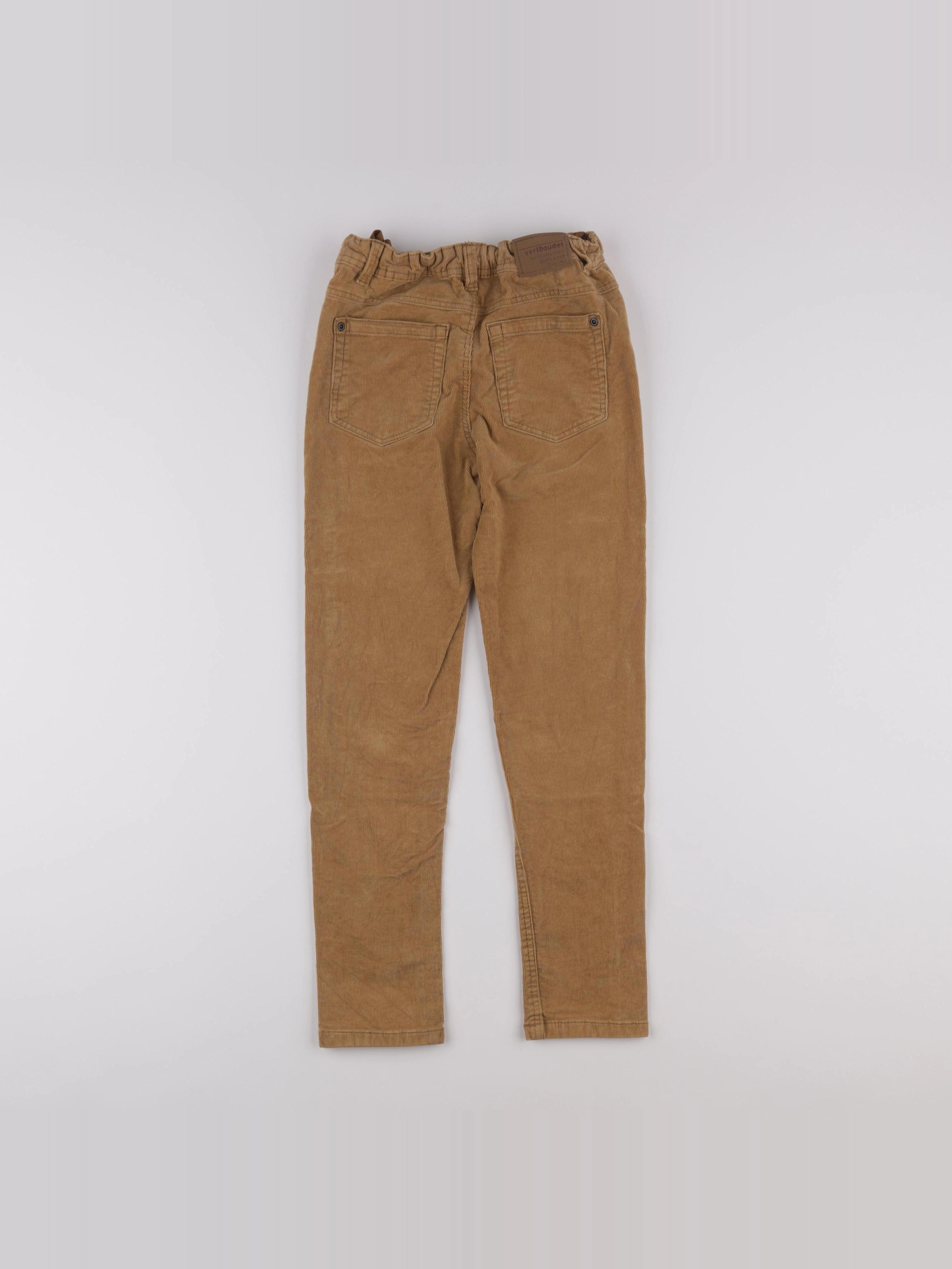 Vertbaudet - pantalon marron - 9 ans