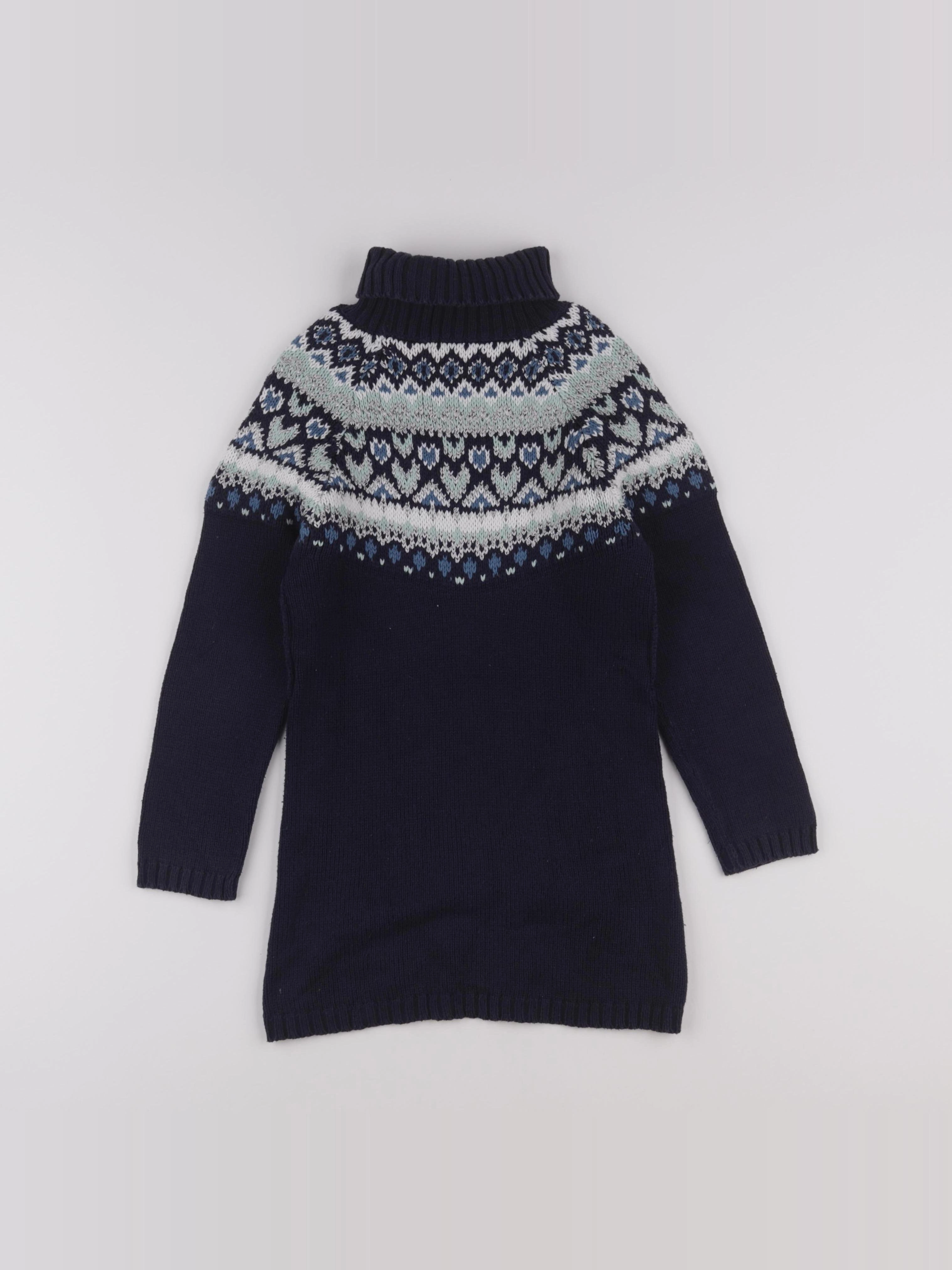 Vertbaudet - robe bleu - 6 ans