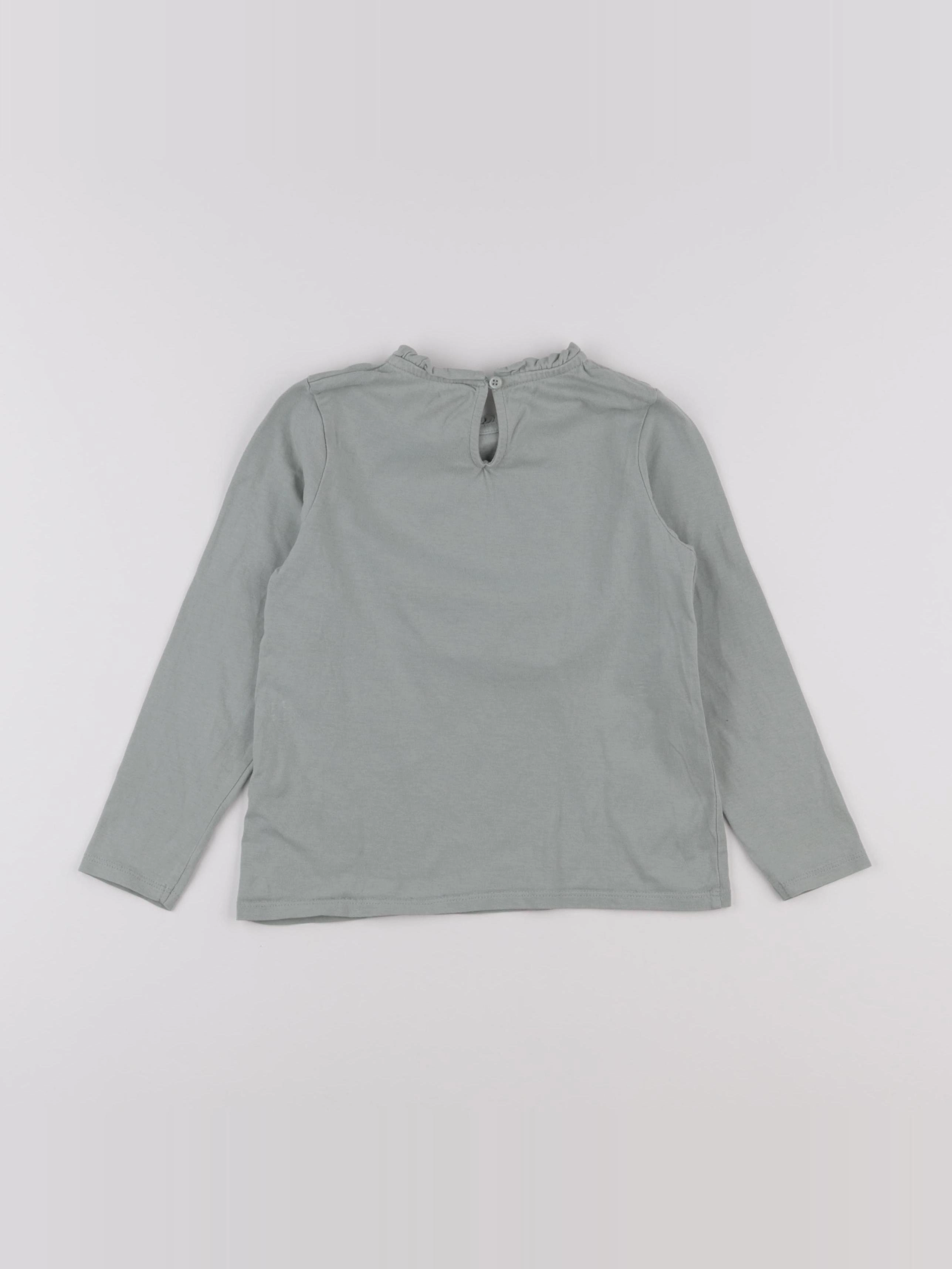 Vertbaudet - tee-shirt vert - 6 ans