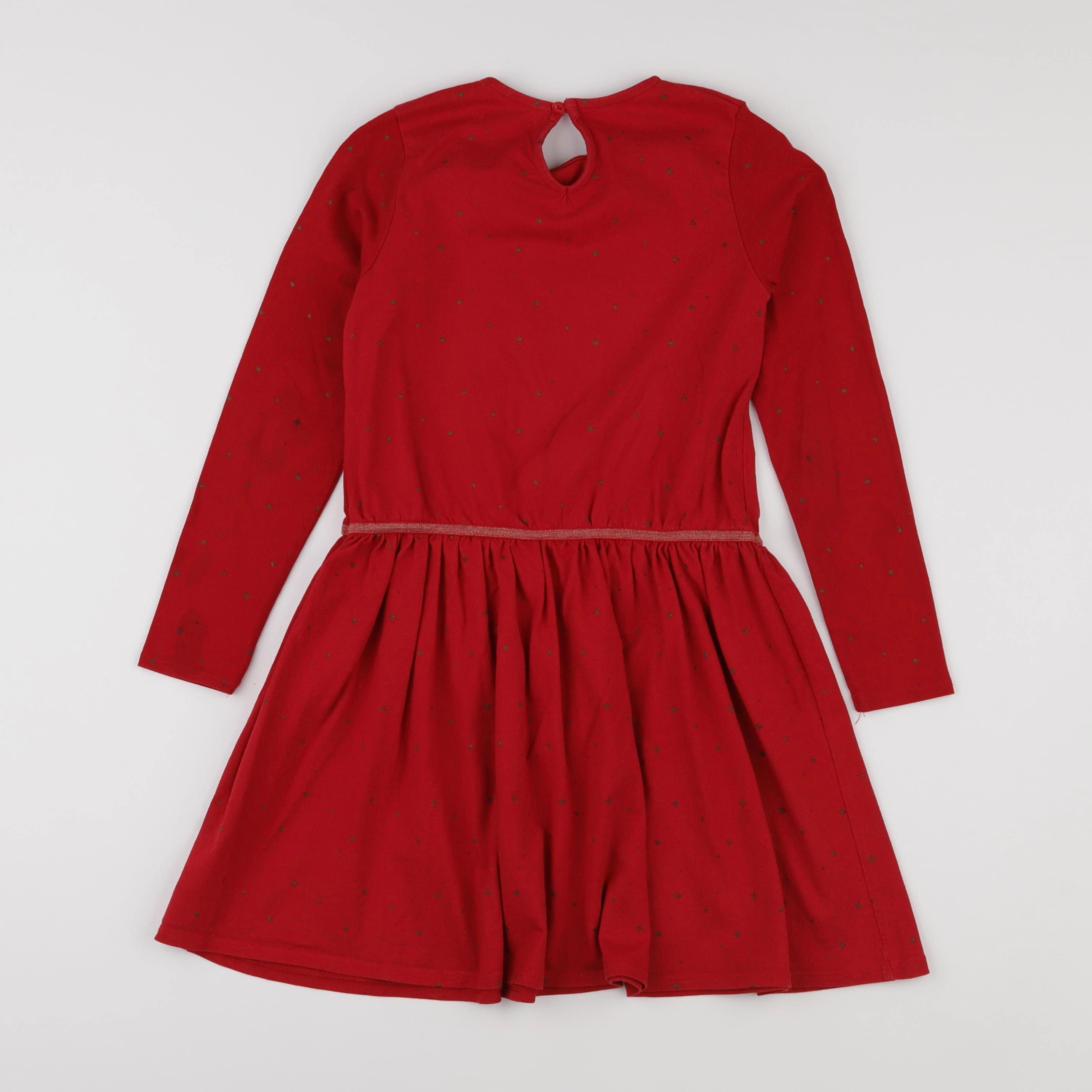 Vertbaudet - robe rouge - 9 ans