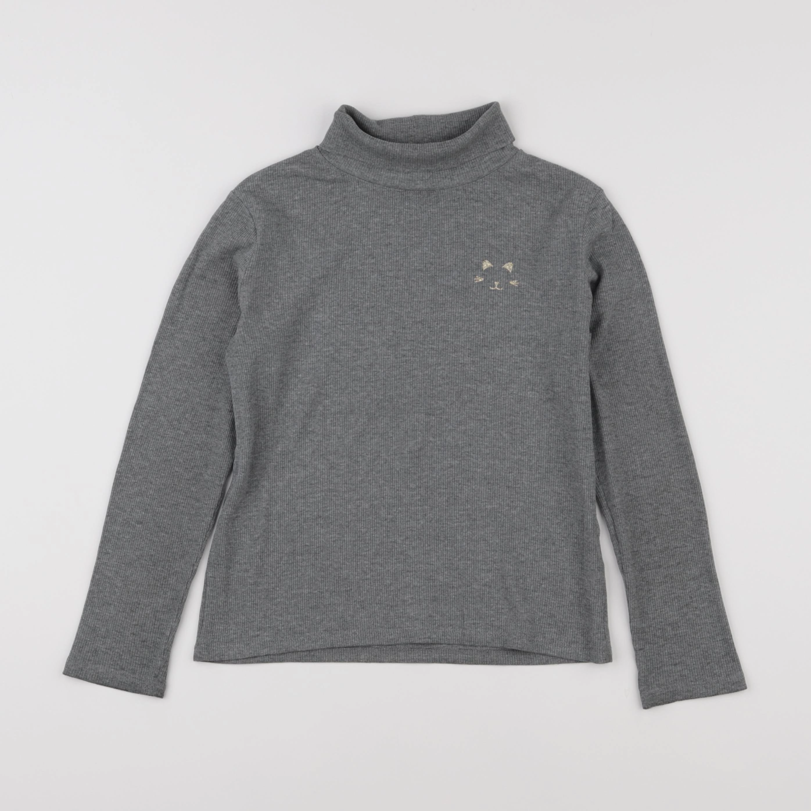 Vertbaudet - sous-pull gris - 12 ans