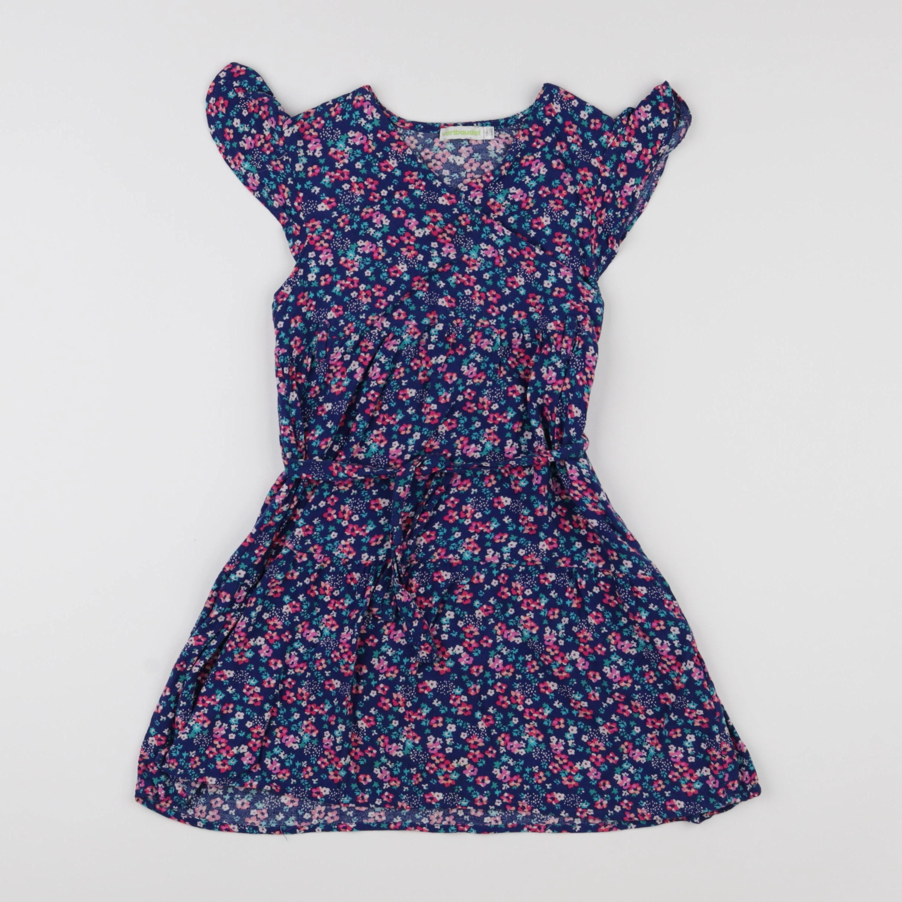 Vertbaudet - robe multicolore - 8 ans