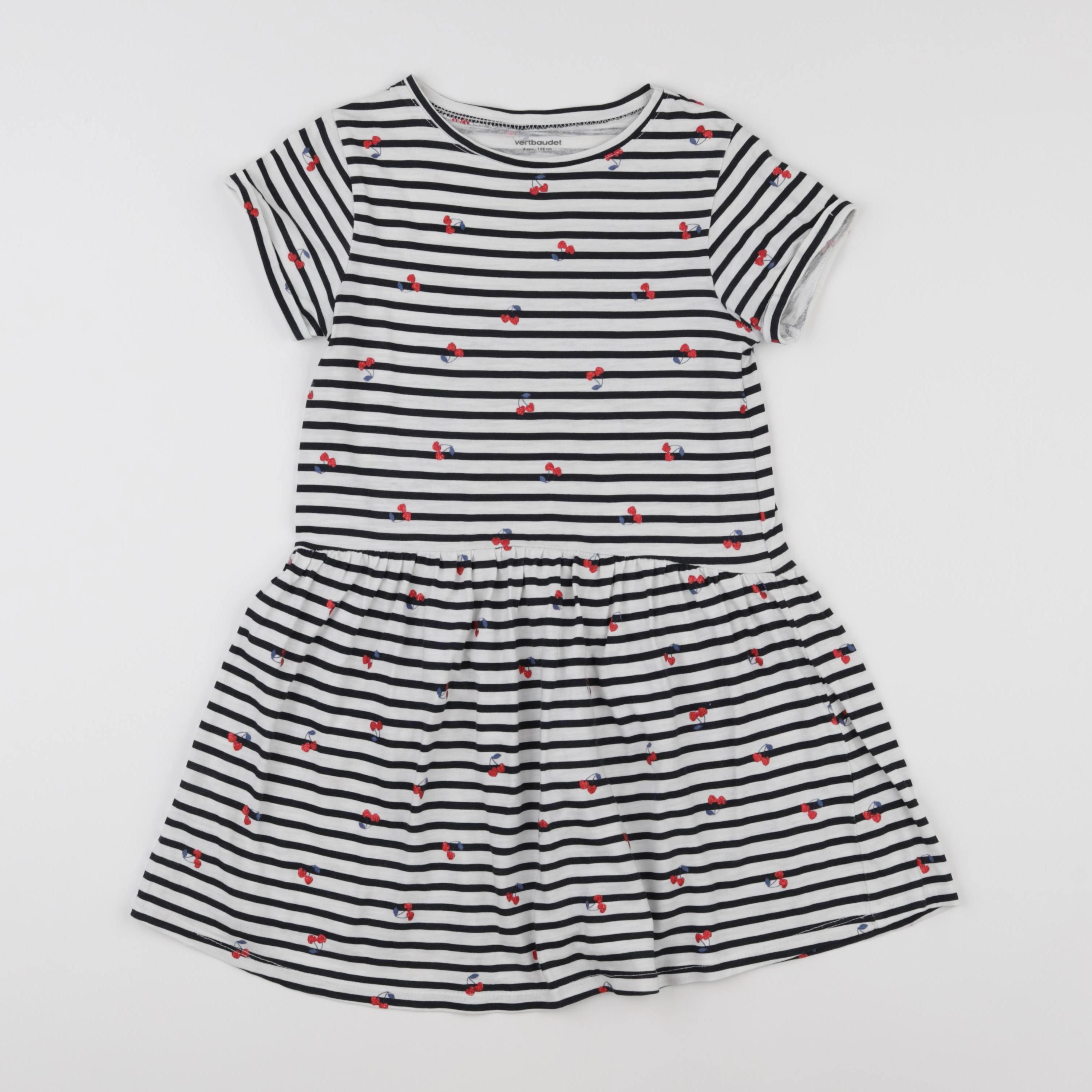 Vertbaudet - robe blanc - 8 ans