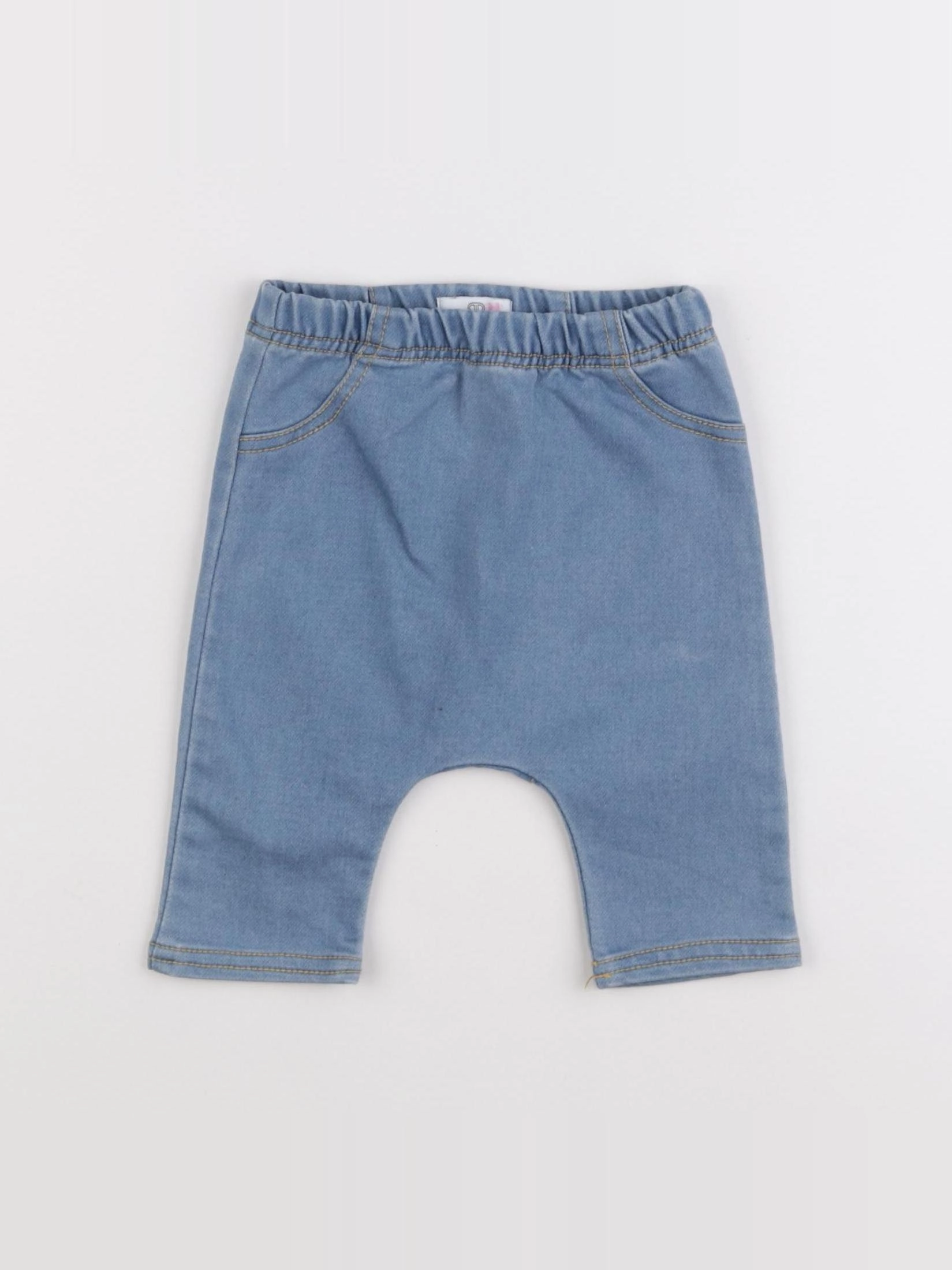 La Redoute - pantalon bleu - 6 mois