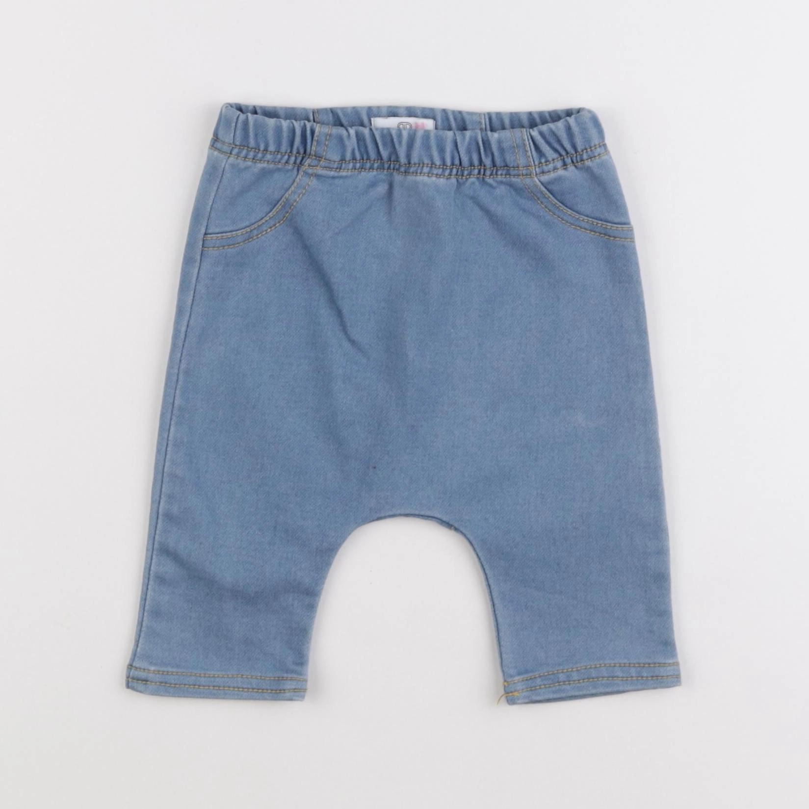 La Redoute - pantalon bleu - 6 mois
