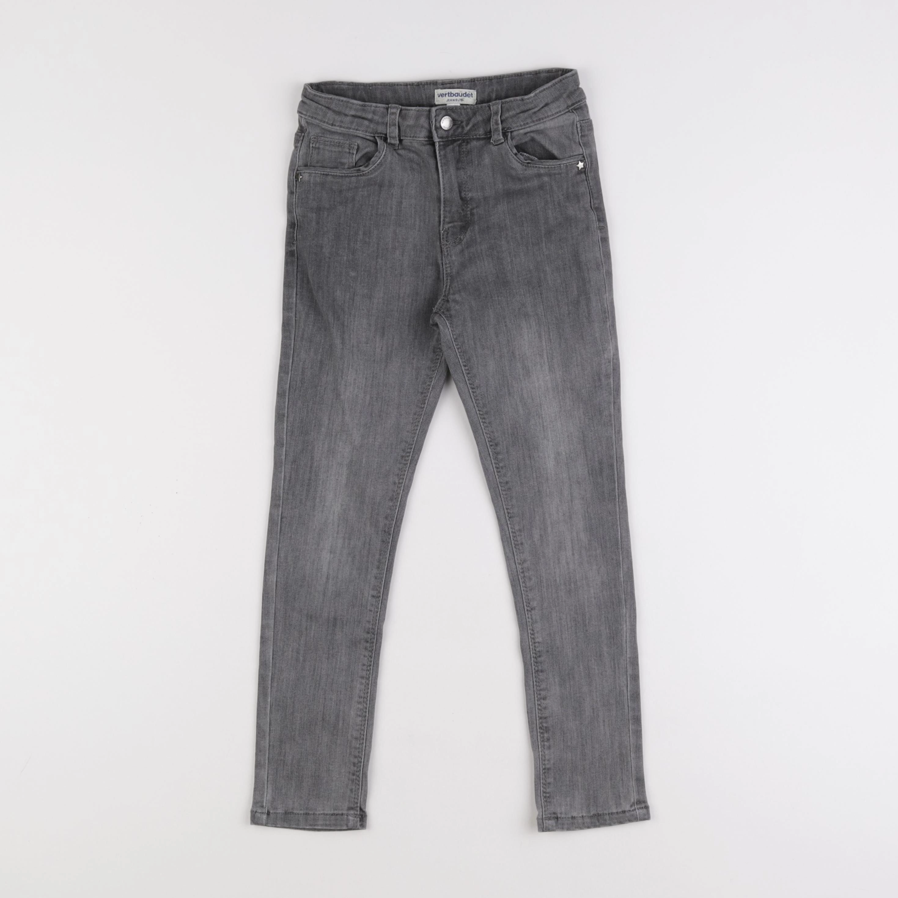 Vertbaudet - jean gris - 6 ans