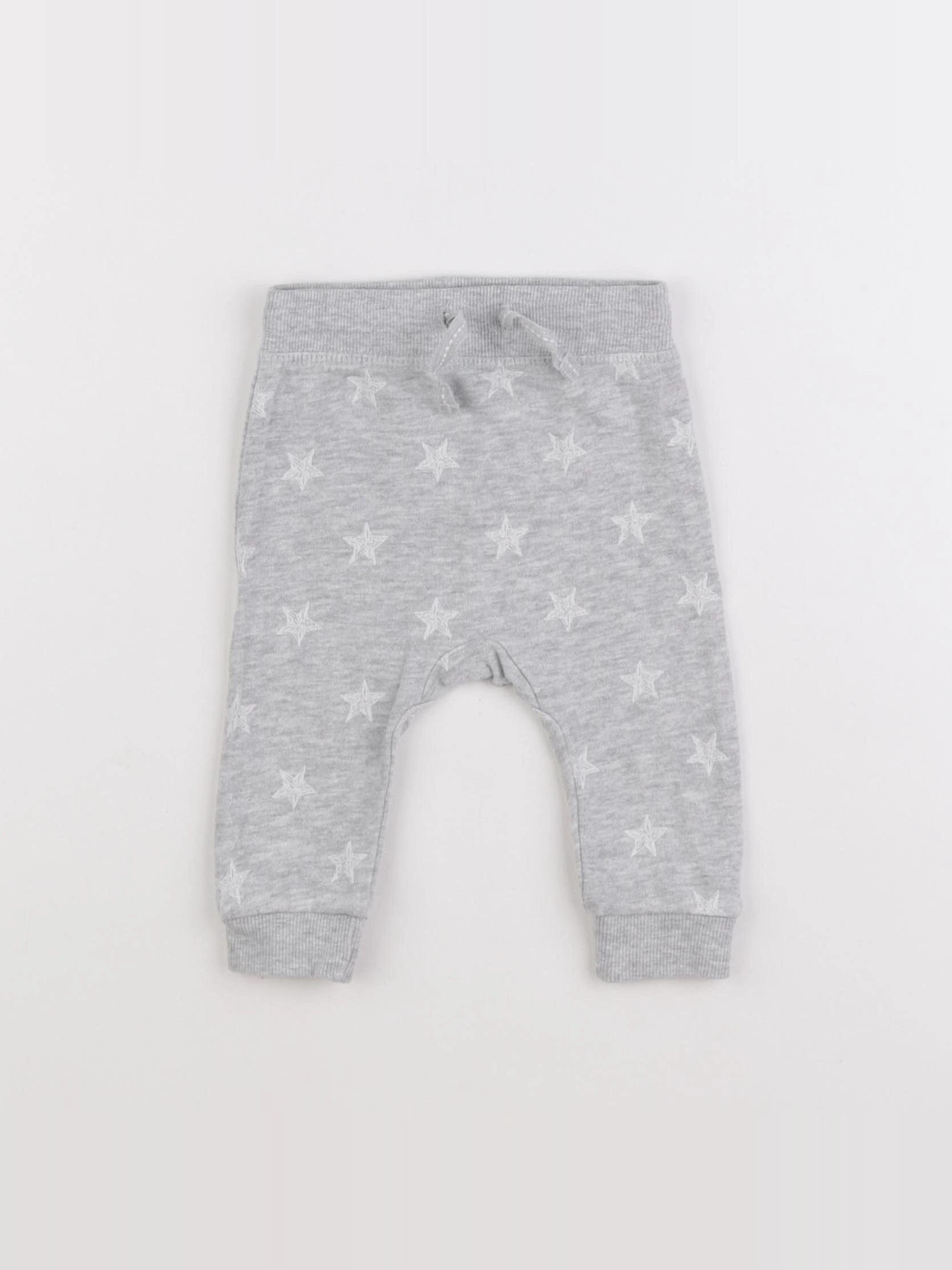 H&M - jogging gris - 3/6 mois