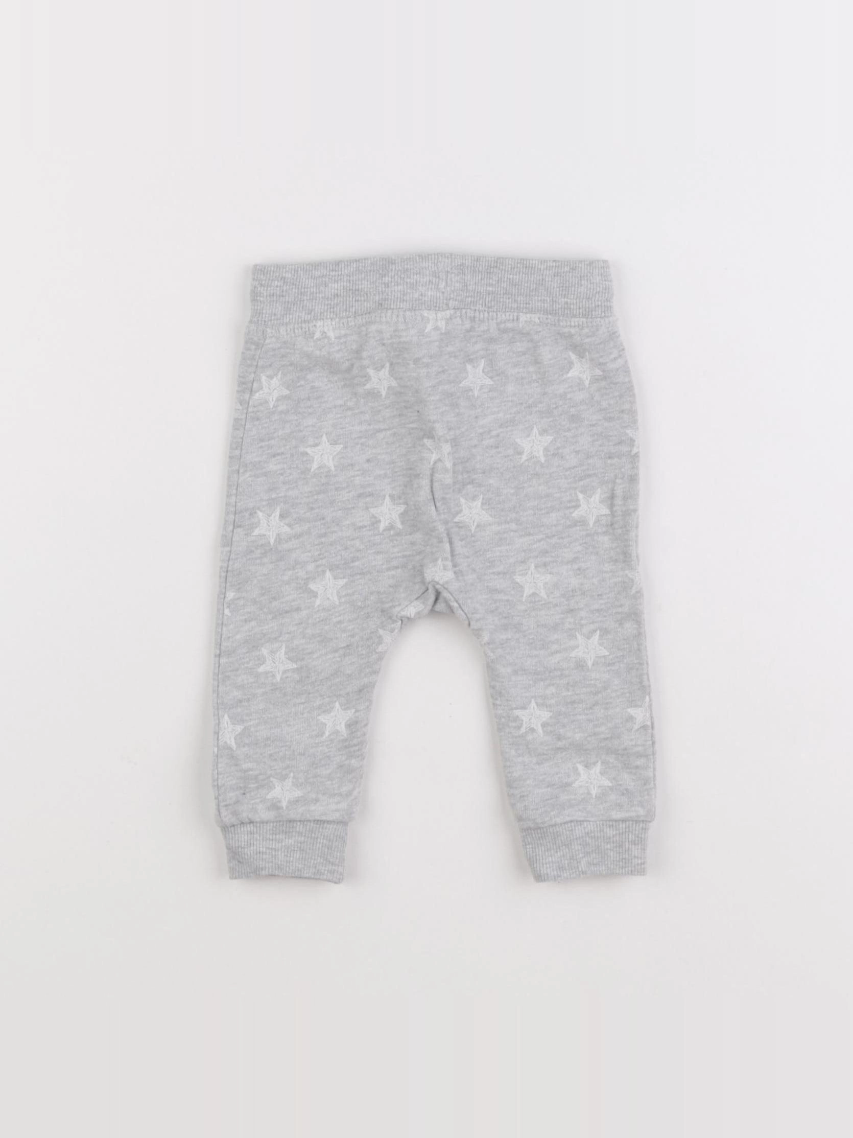 H&M - jogging gris - 3/6 mois