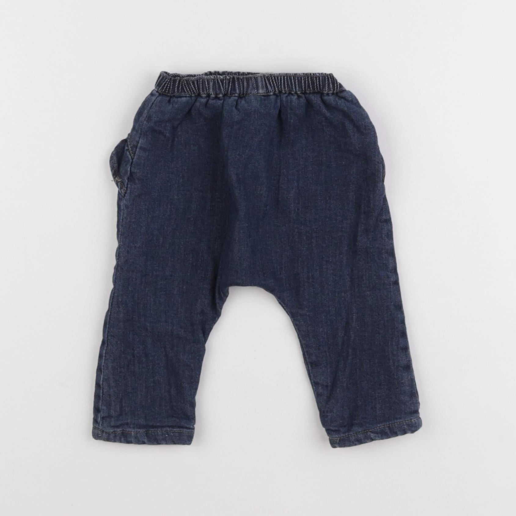 Boutchou - pantalon bleu - 3 mois