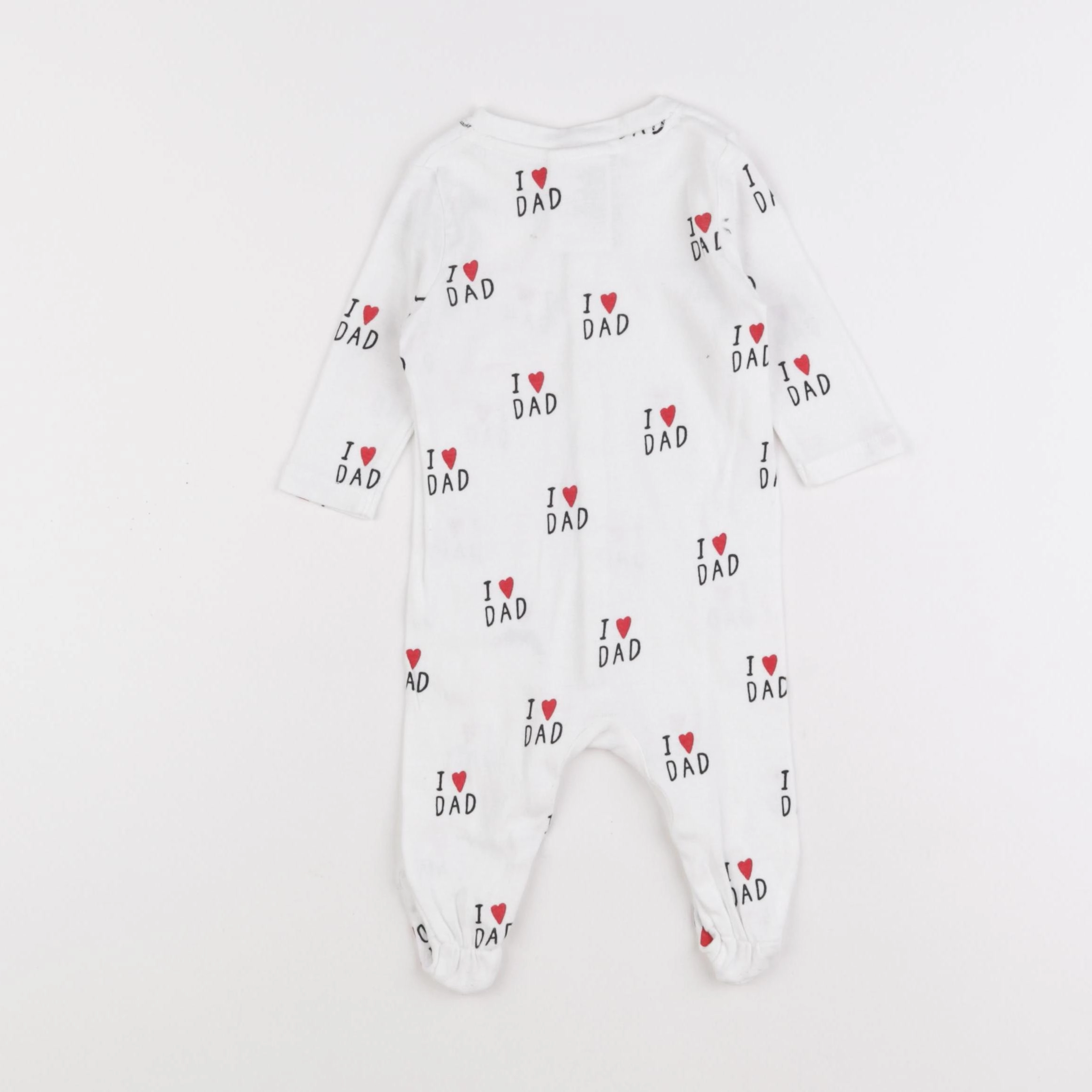 H&M - pyjama coton blanc - 1 mois
