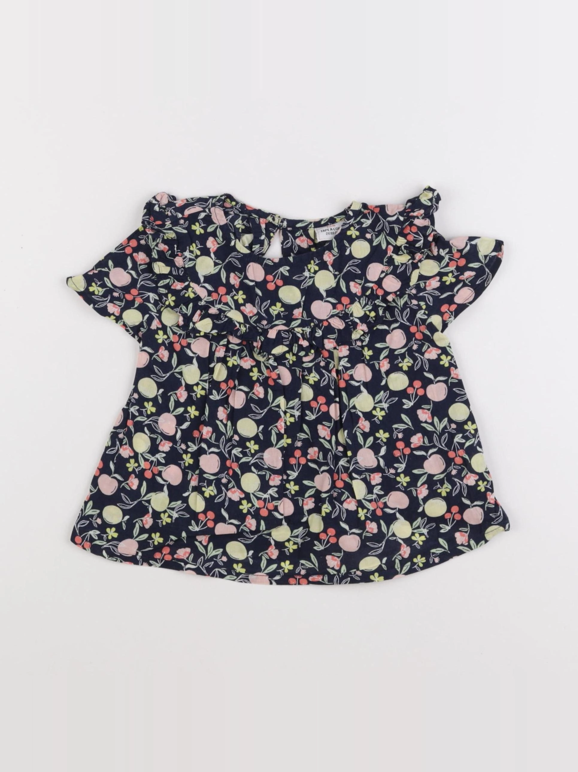 Tape à l'oeil - blouse bleu - 2 ans