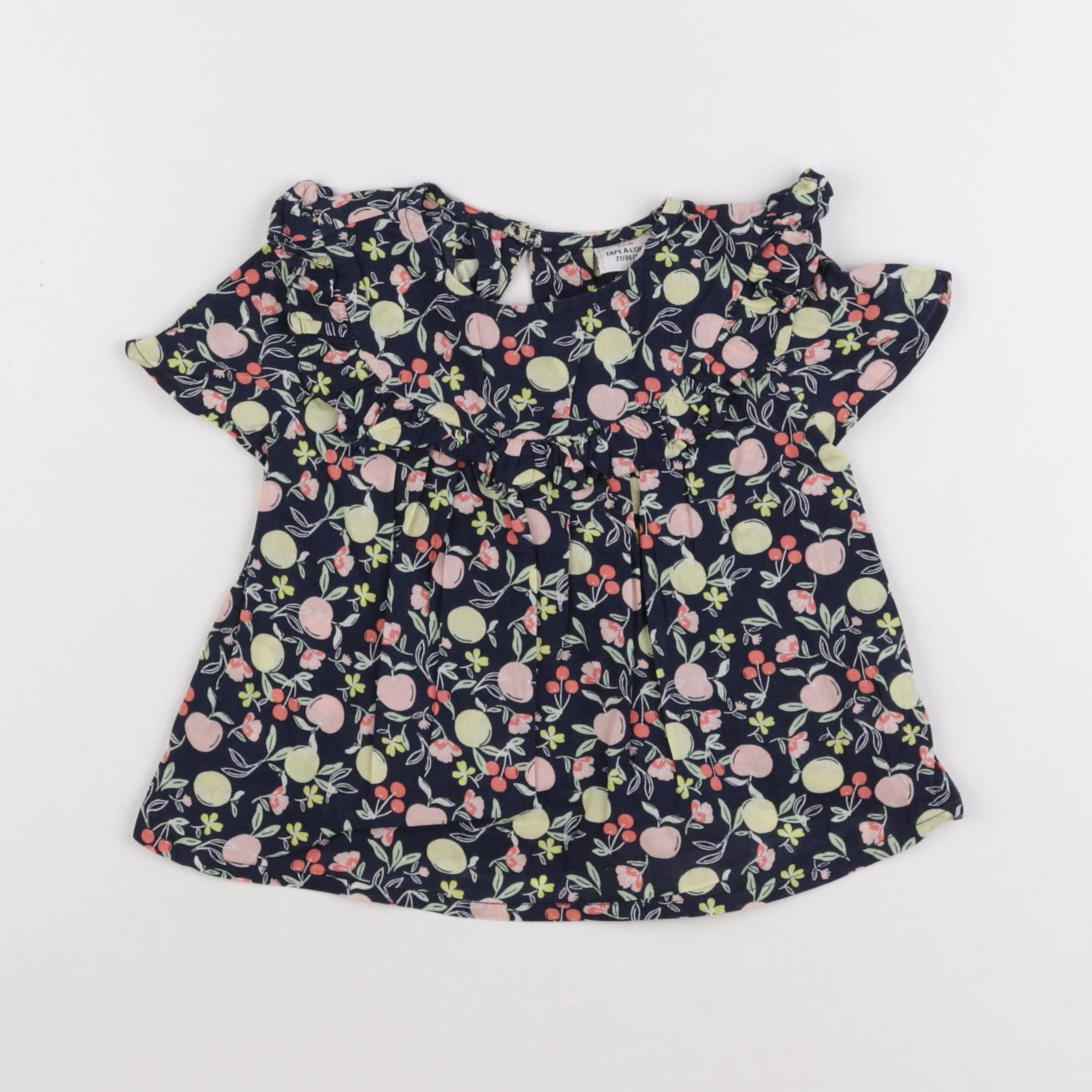 Tape à l'oeil - blouse bleu - 2 ans