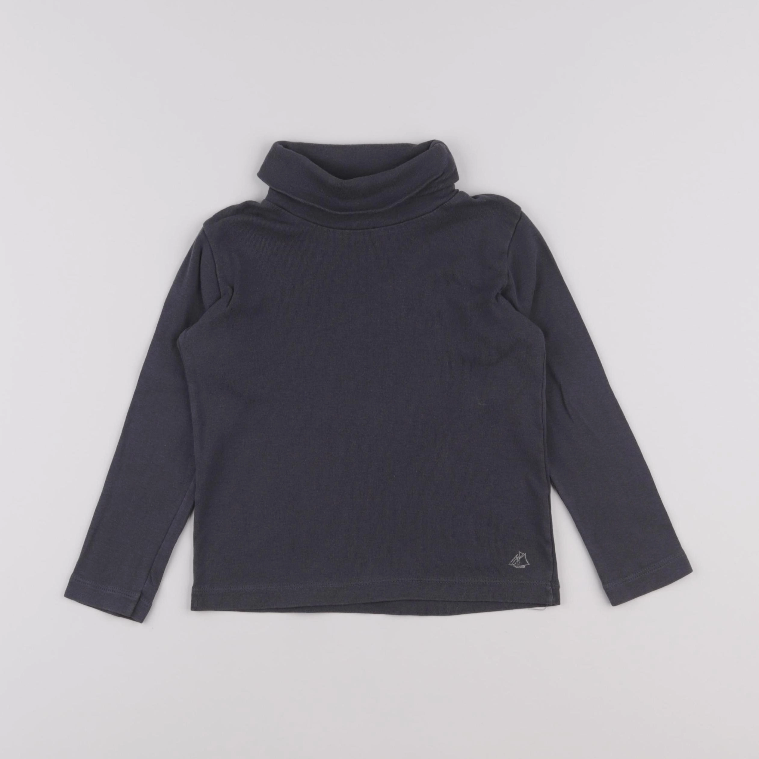 Petit Bateau - sous-pull gris - 4 ans