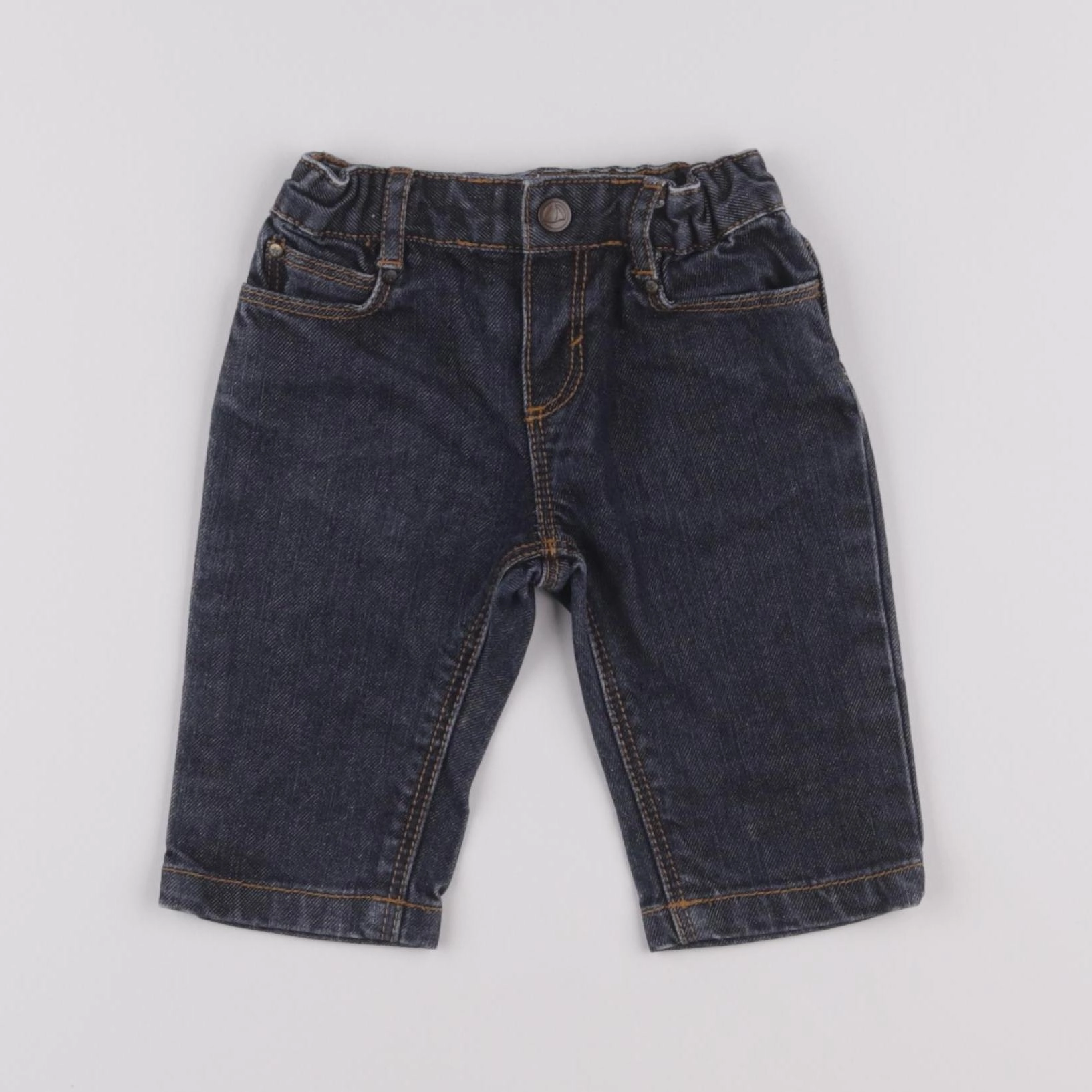 Petit Bateau - jean bleu - 3 mois