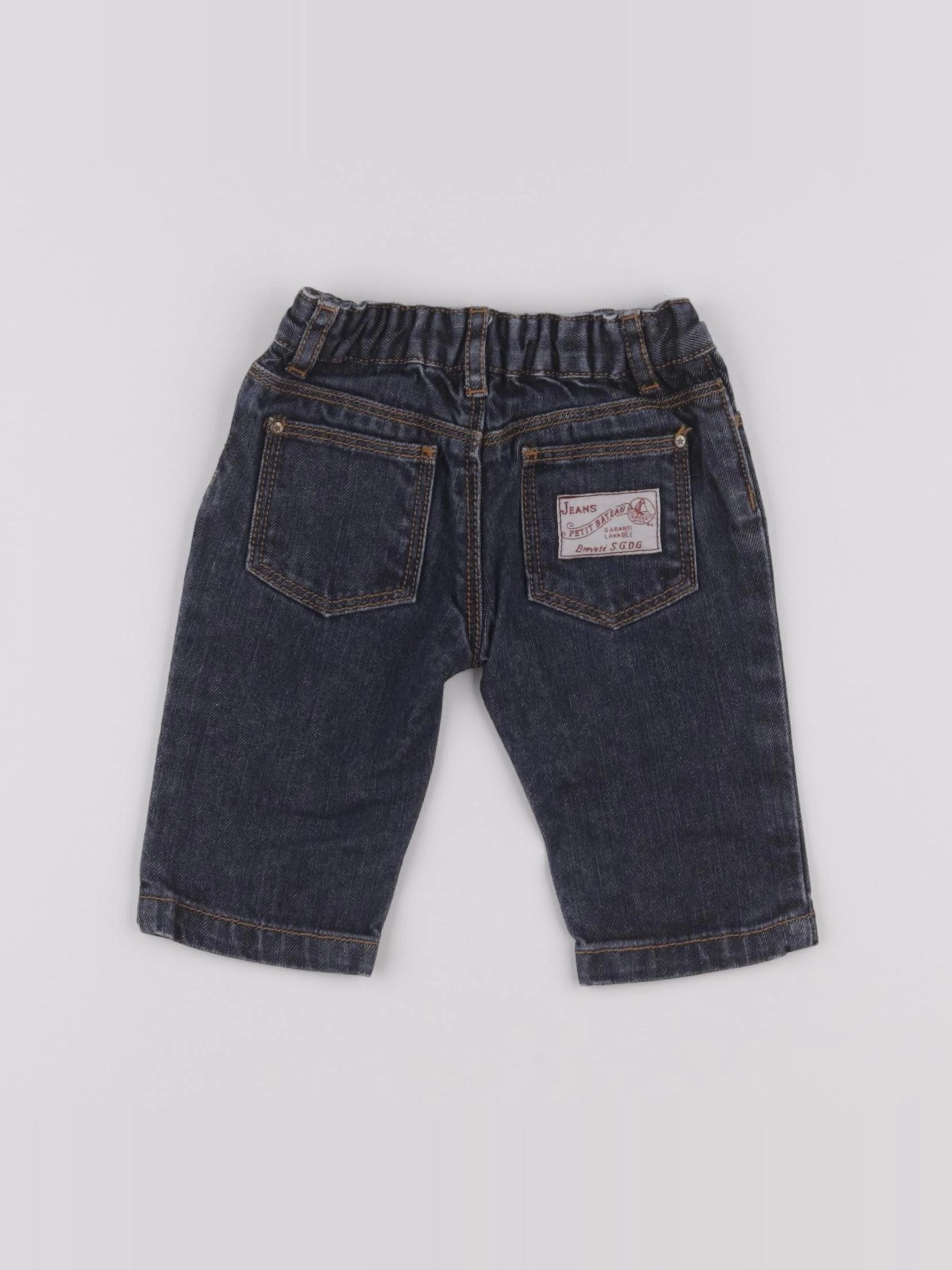 Petit Bateau - jean bleu - 3 mois