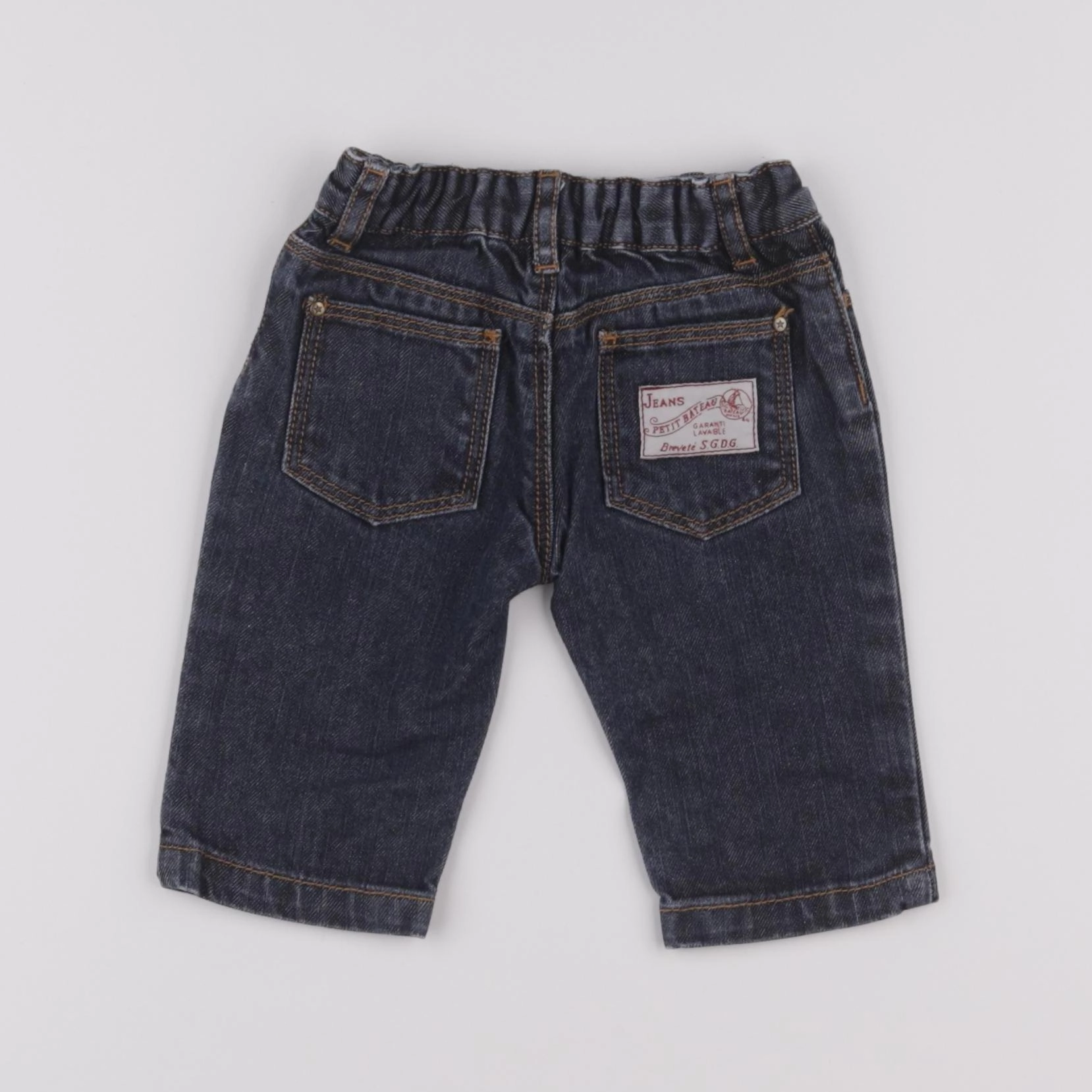 Petit Bateau - jean bleu - 3 mois