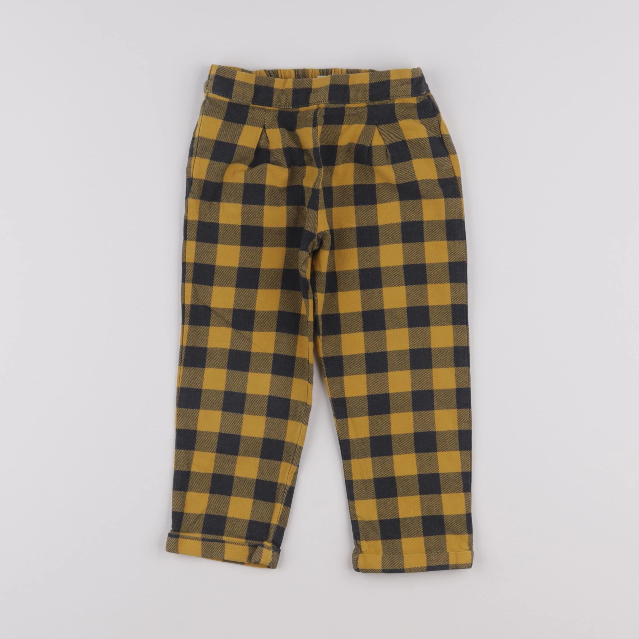 Gocco - pantalon jaune, bleu - 2/3 ans