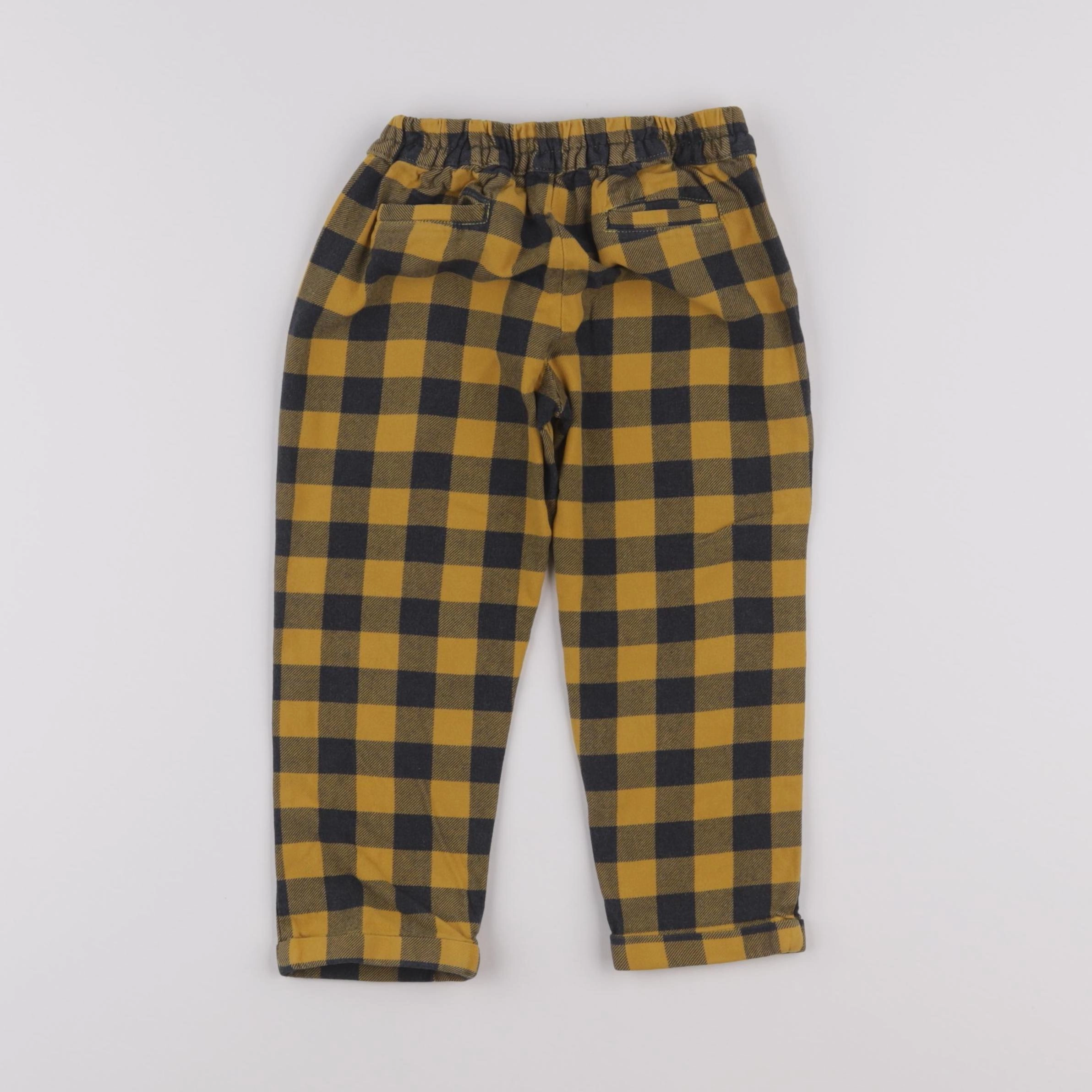 Gocco - pantalon jaune, bleu - 2/3 ans