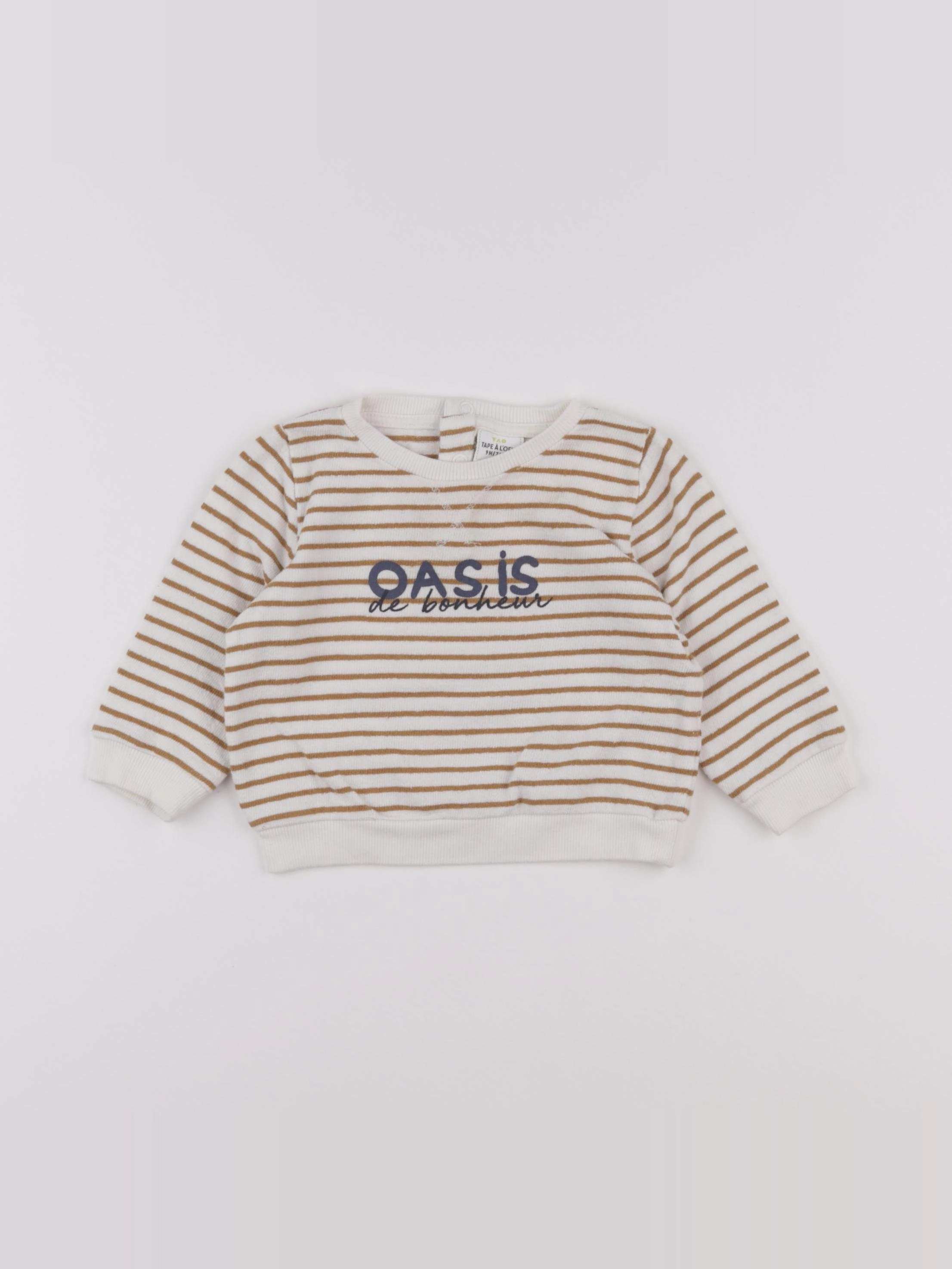 Tape à l'oeil - pull beige - 9 mois