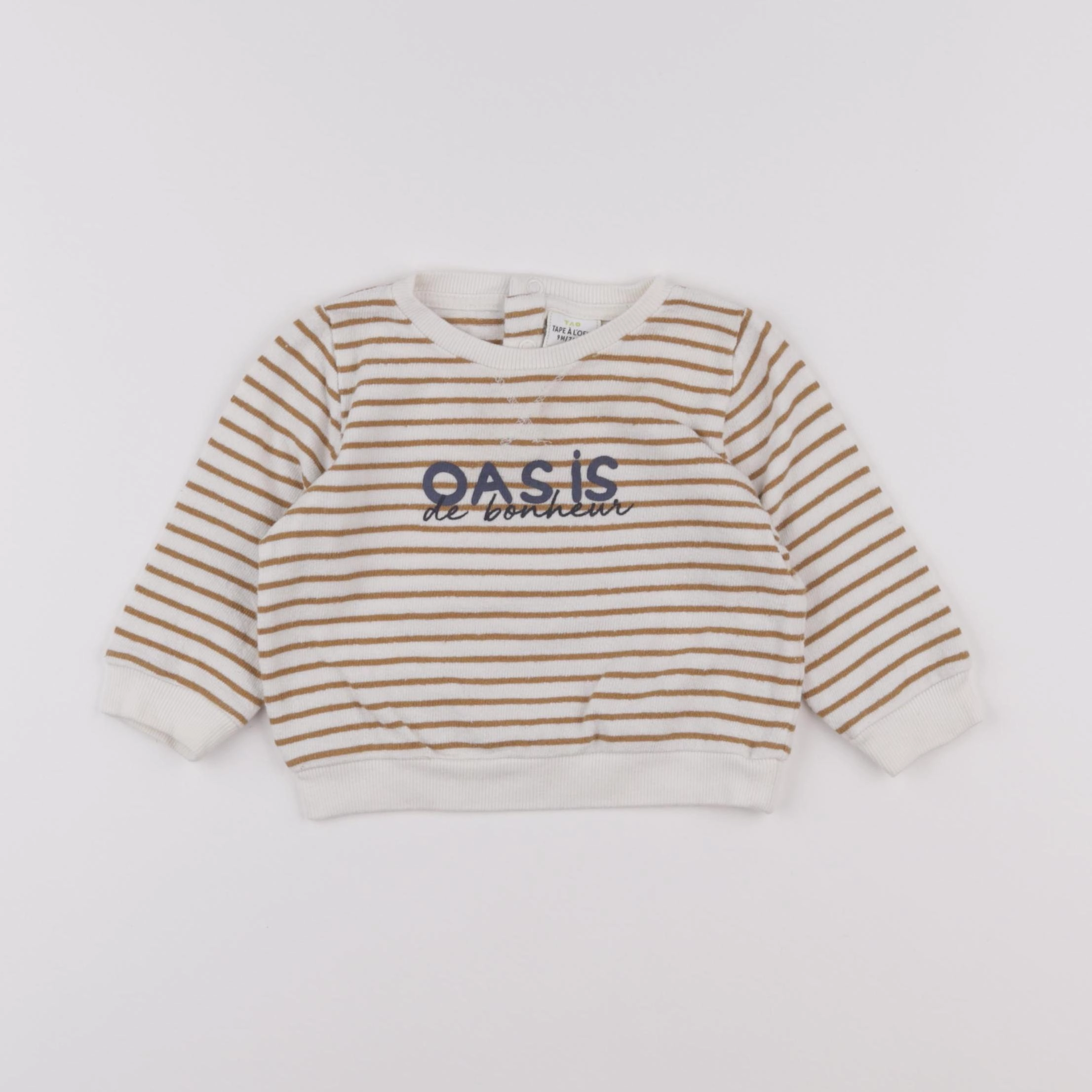 Tape à l'oeil - pull beige - 9 mois