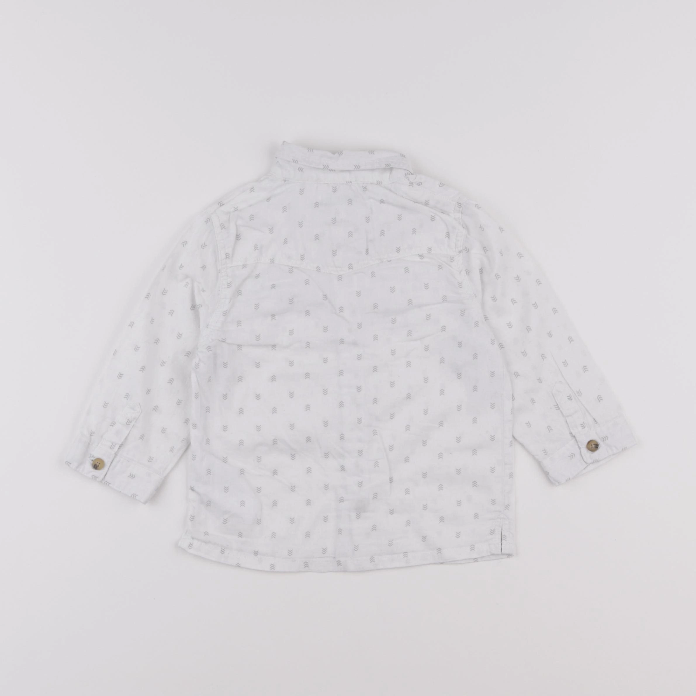 Vertbaudet - chemise blanc - 12 mois