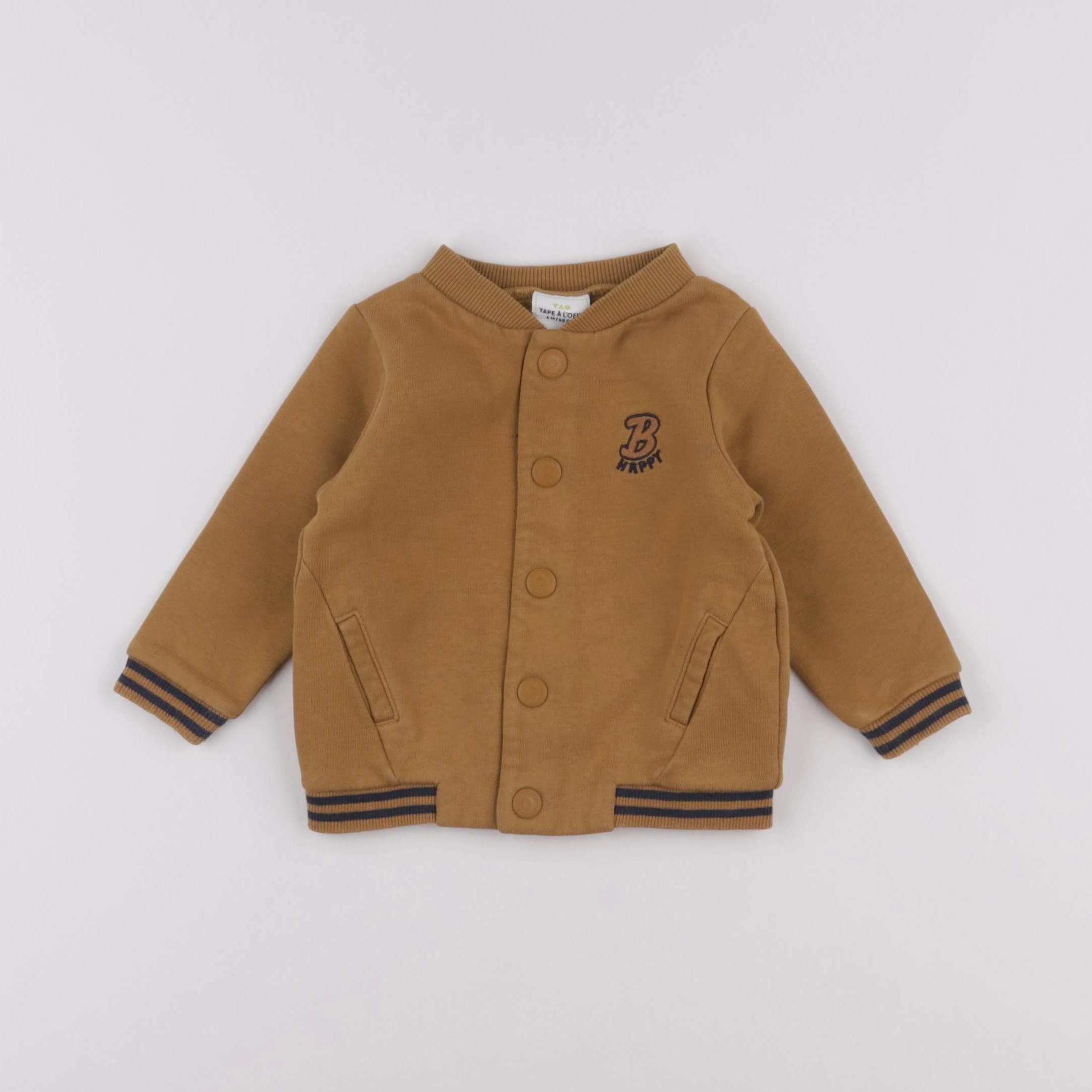 Tape à l'oeil - sweat marron - 6 mois