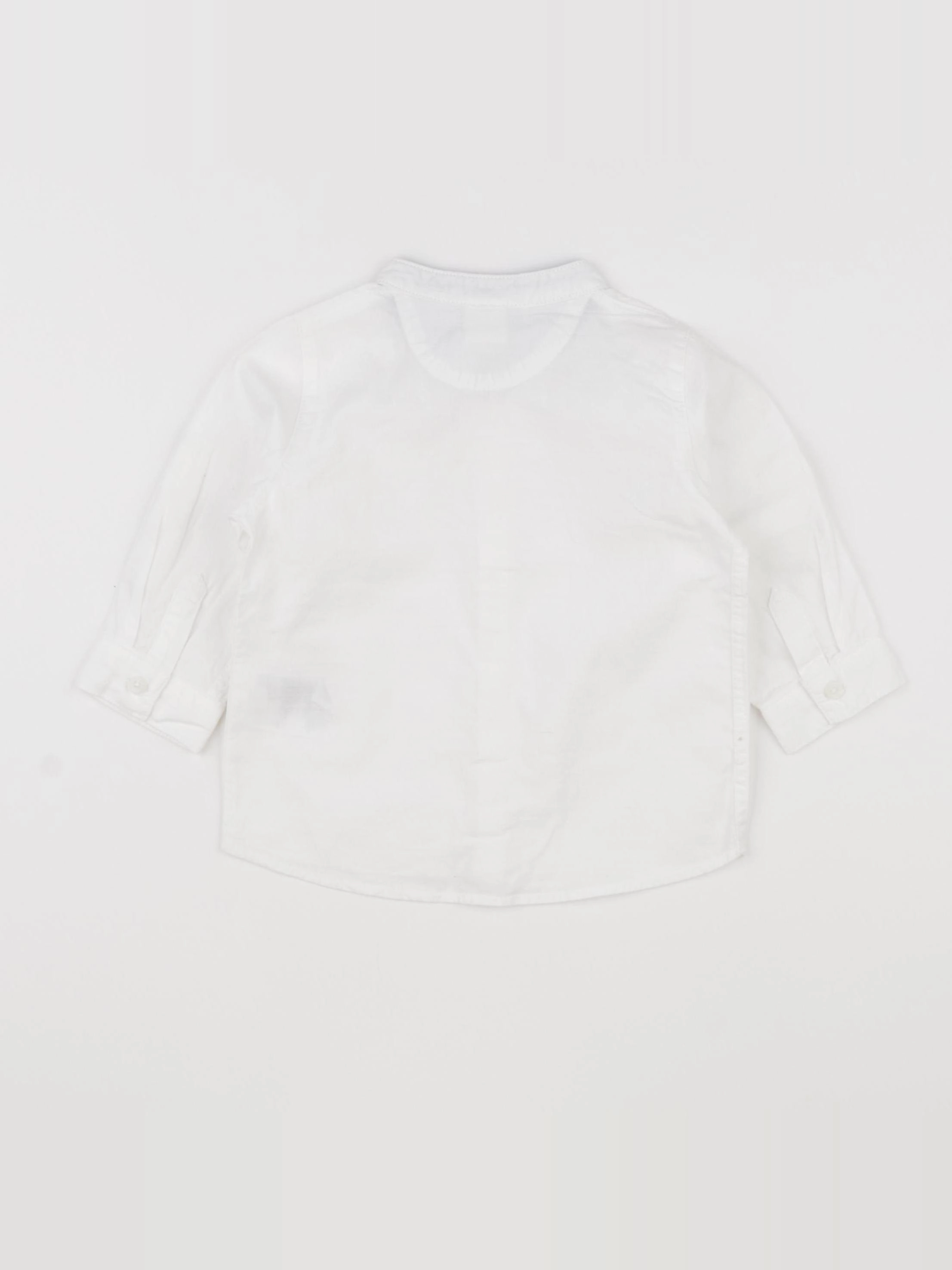 H&M - chemise blanc - 6/9 mois
