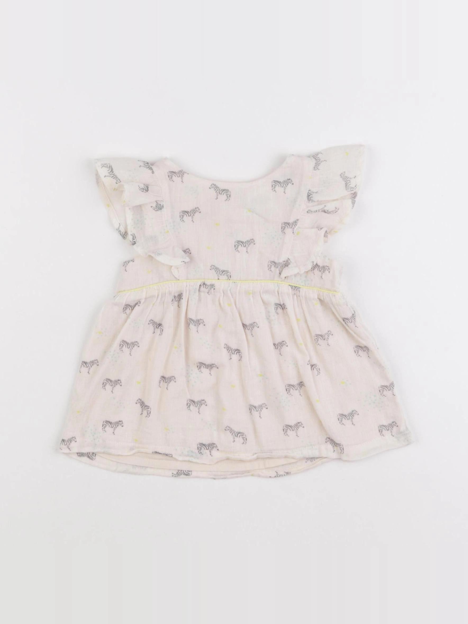 Tape à l'oeil - robe beige - 6 mois