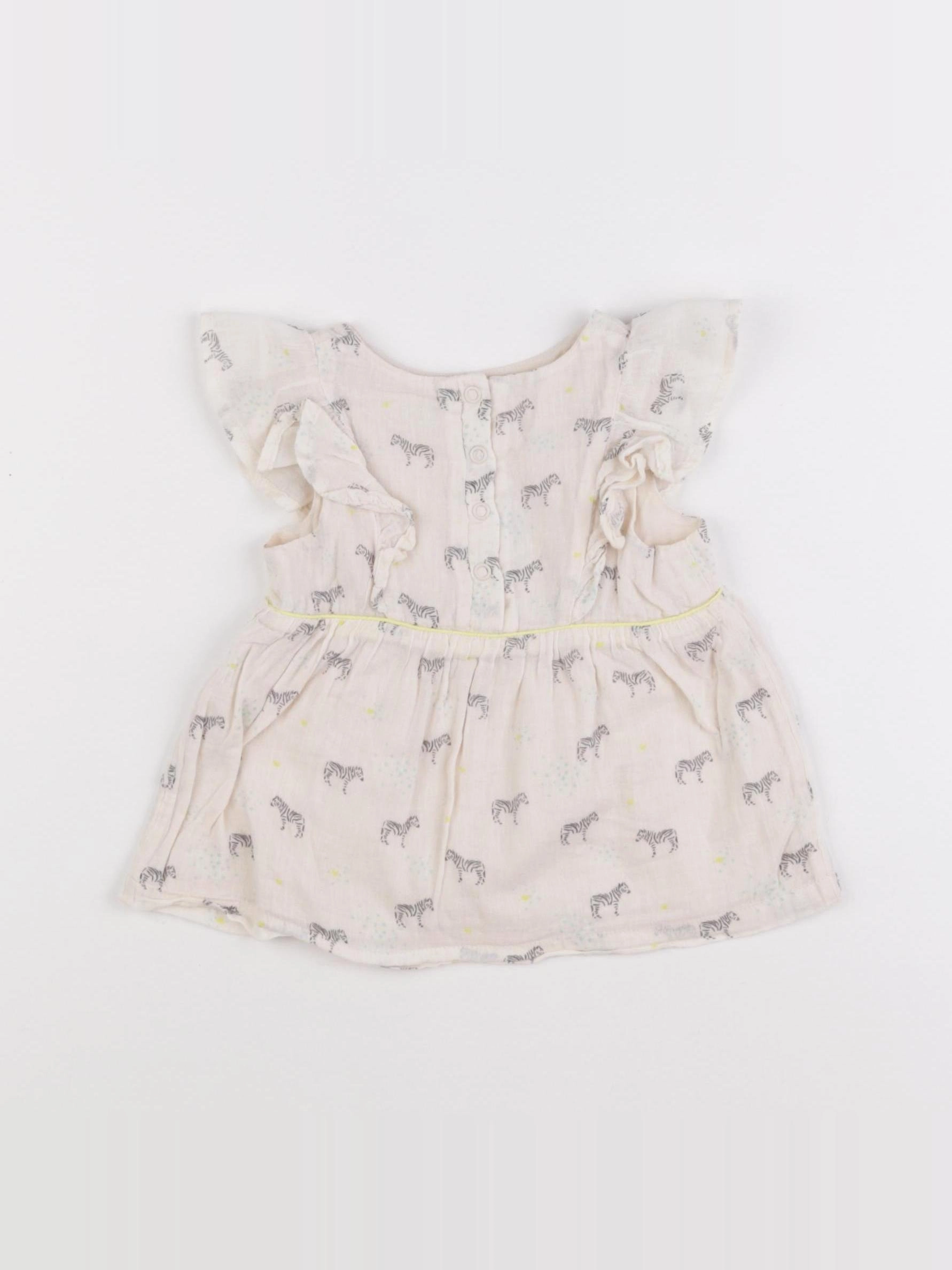 Tape à l'oeil - robe beige - 6 mois